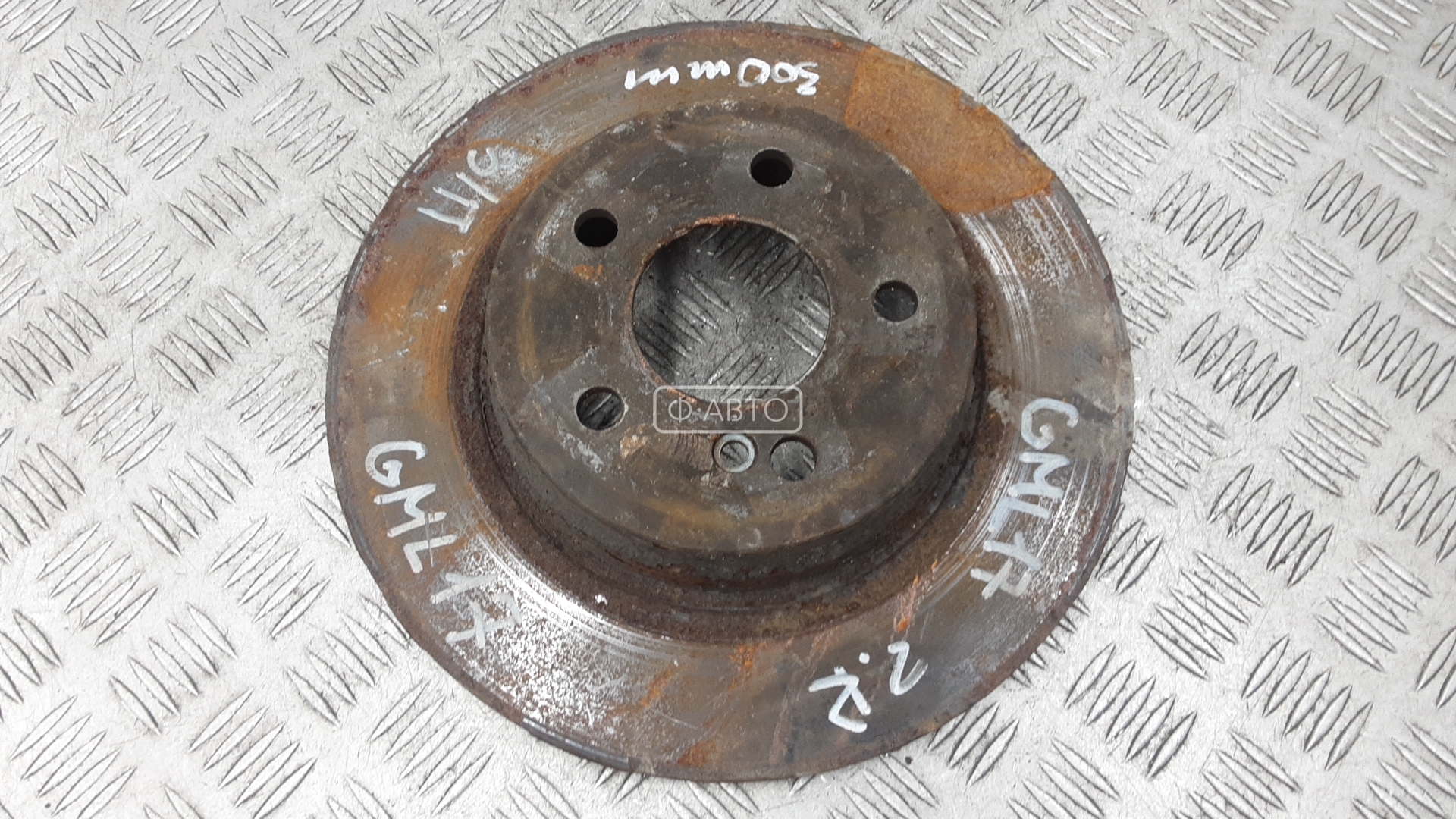 Диск тормозной задний