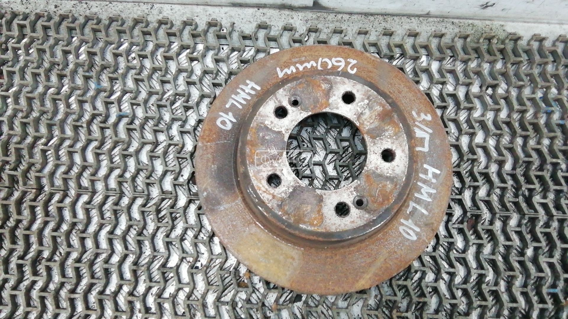 Диск тормозной задний