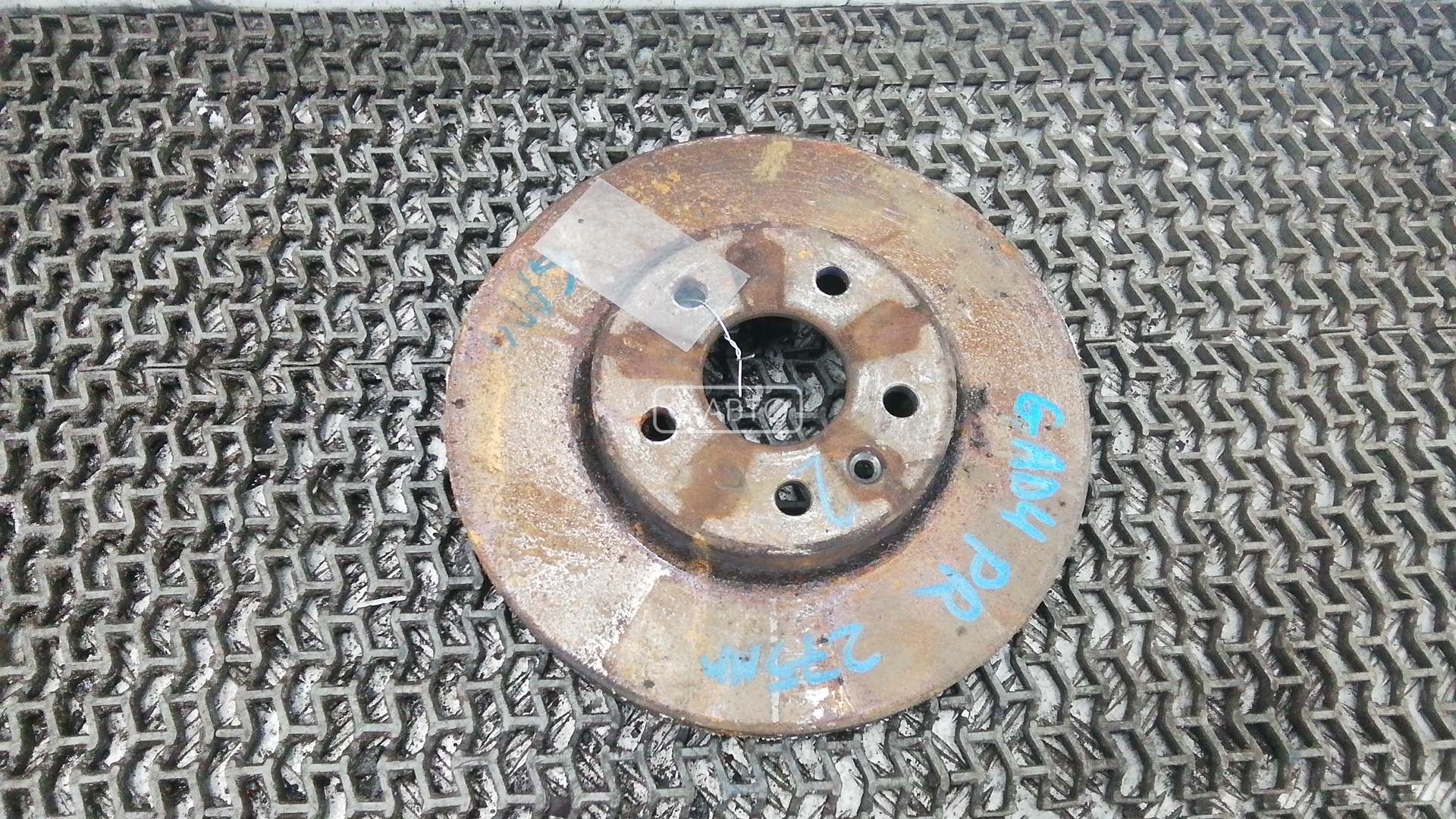 Диск тормозной передний