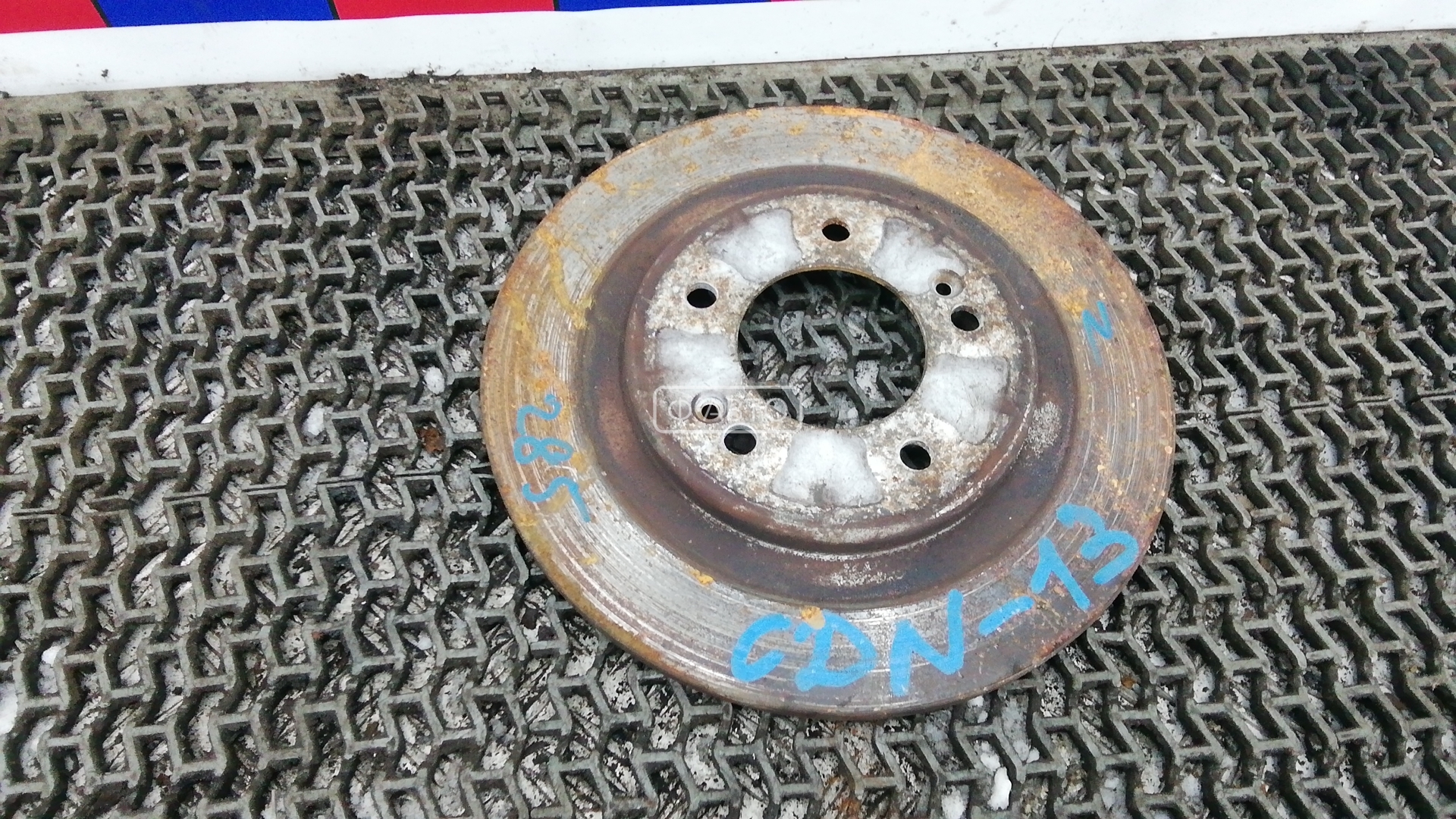 Диск тормозной задний