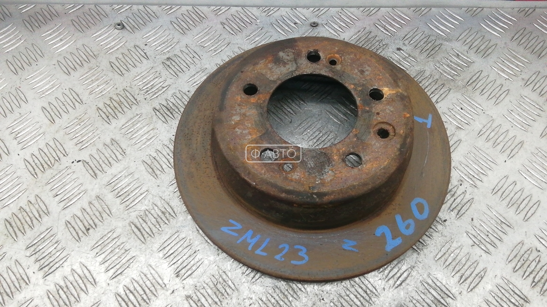 Диск тормозной задний