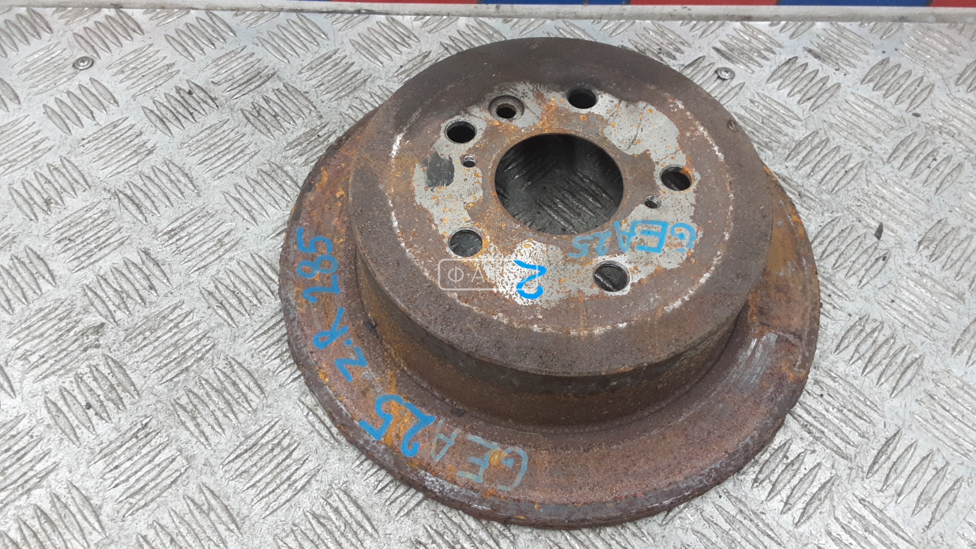 Диск тормозной задний