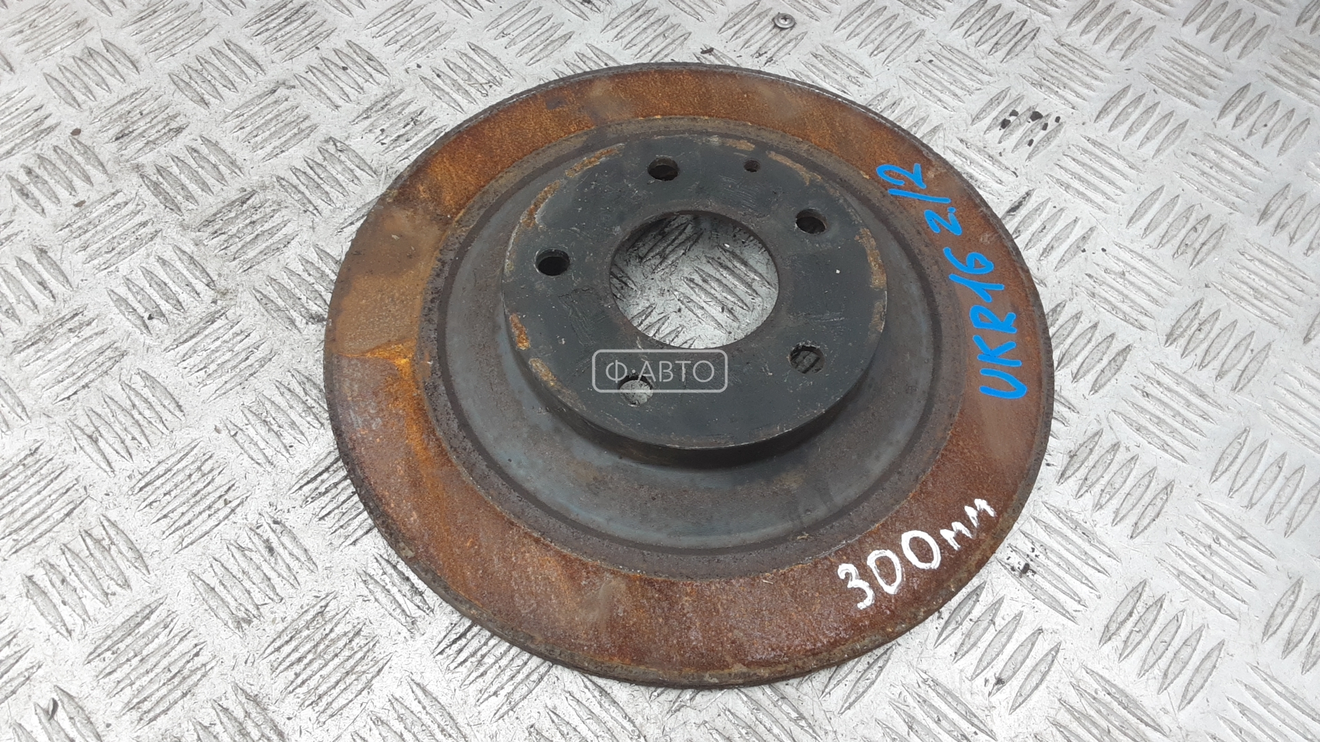 Диск тормозной задний