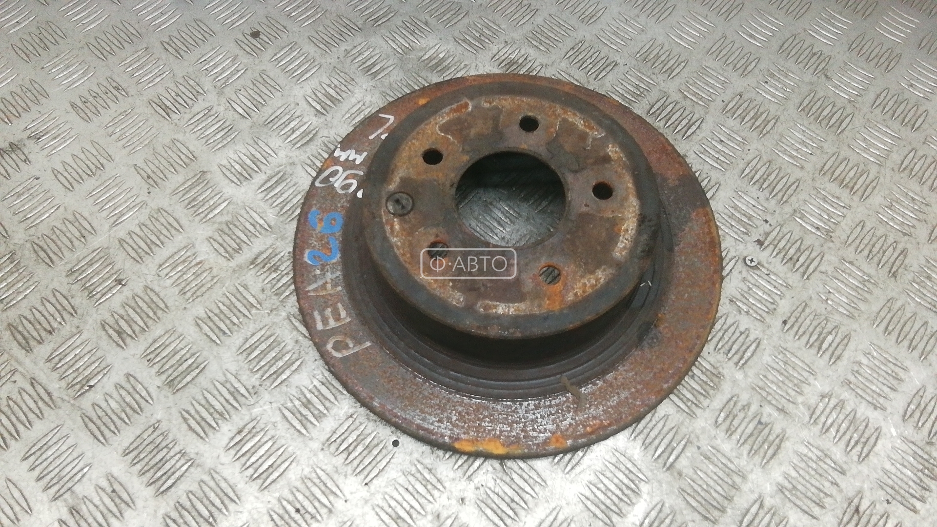 Диск тормозной задний