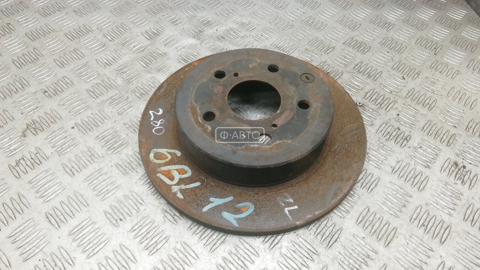 Диск тормозной задний