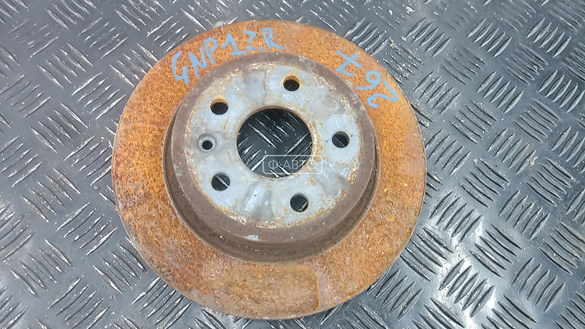 Диск тормозной задний