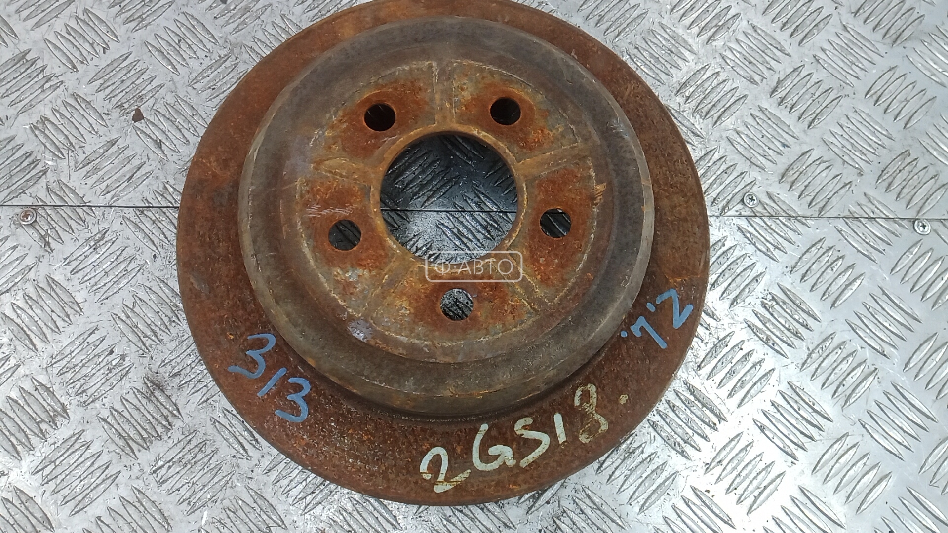Диск тормозной задний
