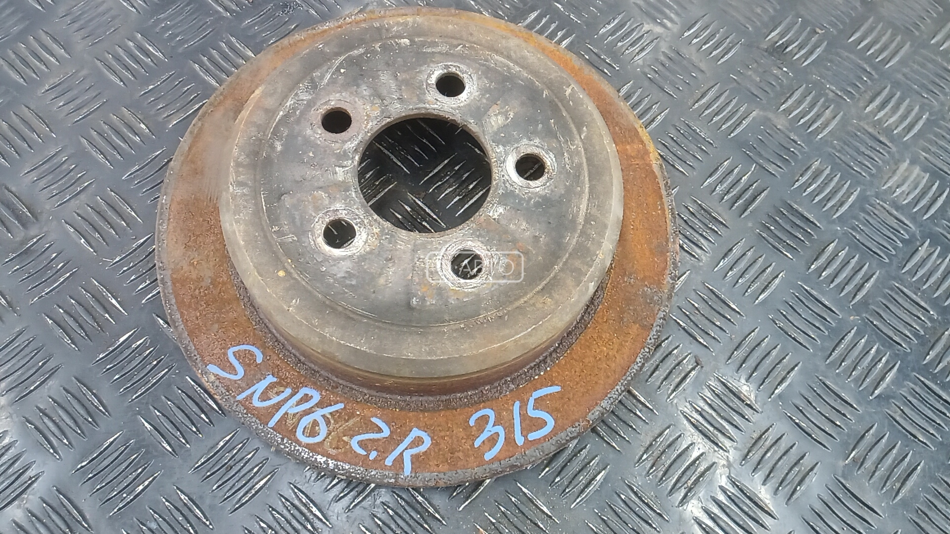 Диск тормозной задний