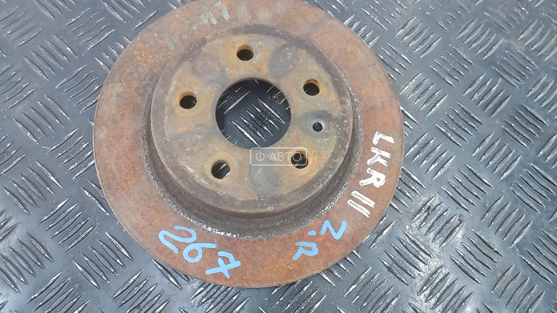 Диск тормозной задний