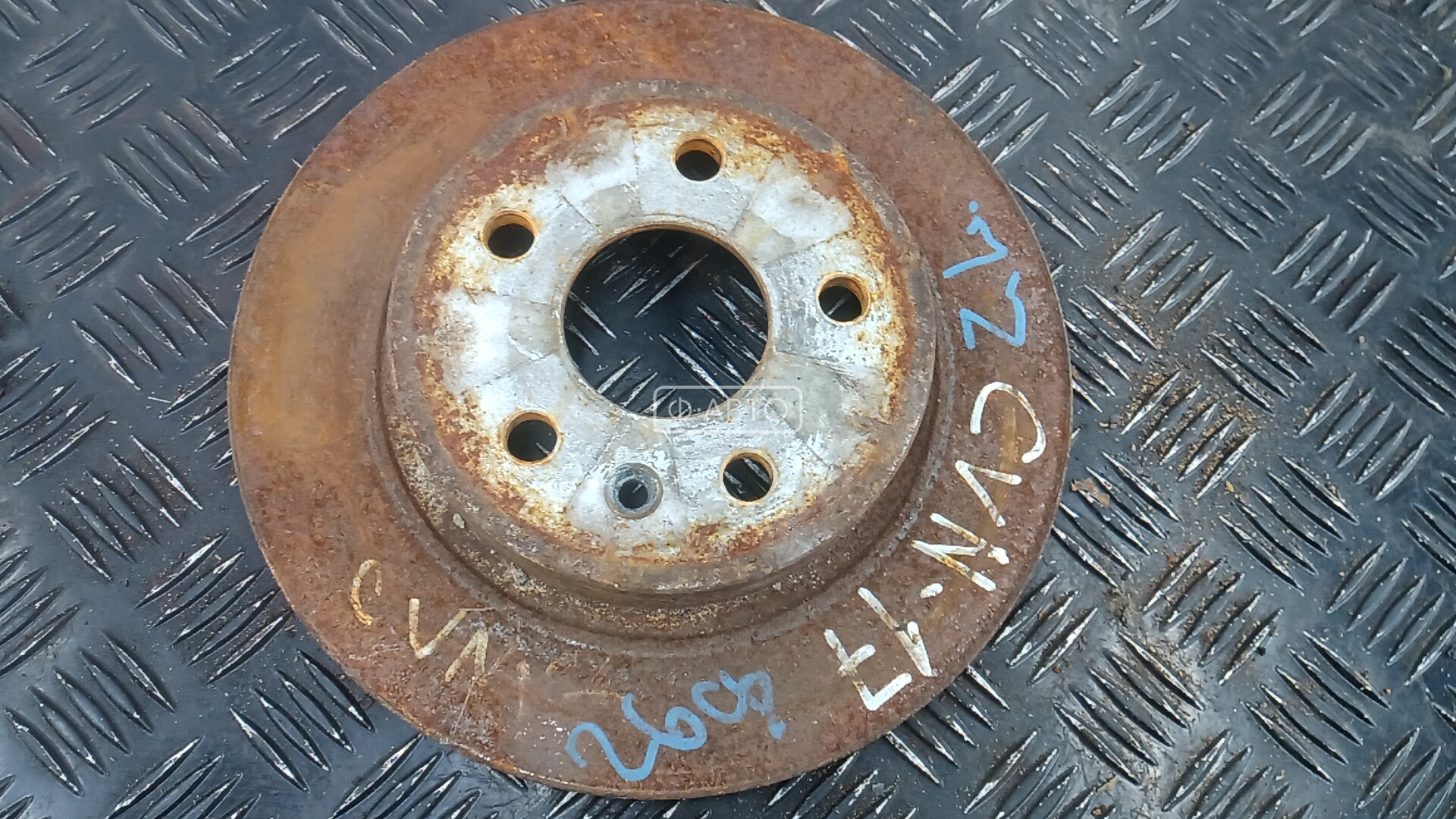 Диск тормозной задний