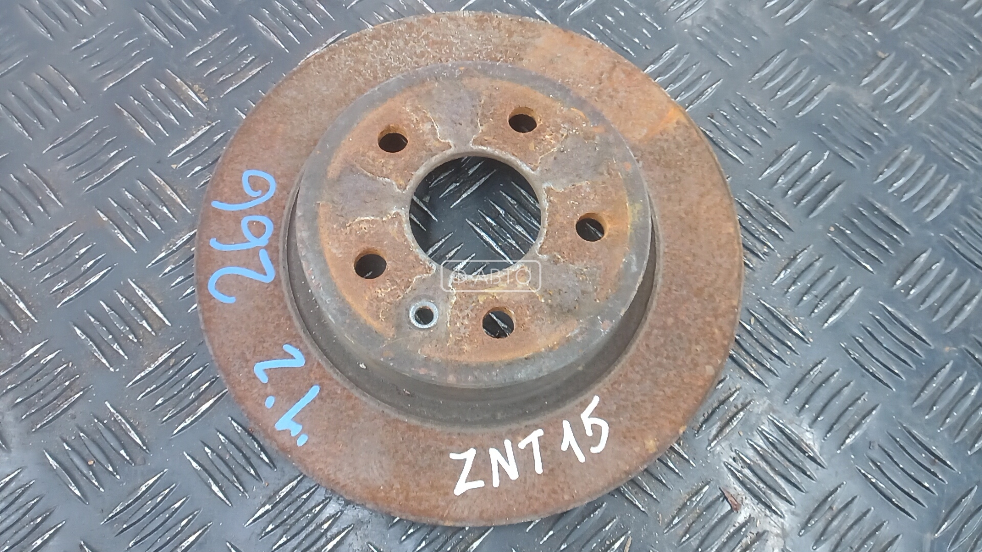 Диск тормозной задний