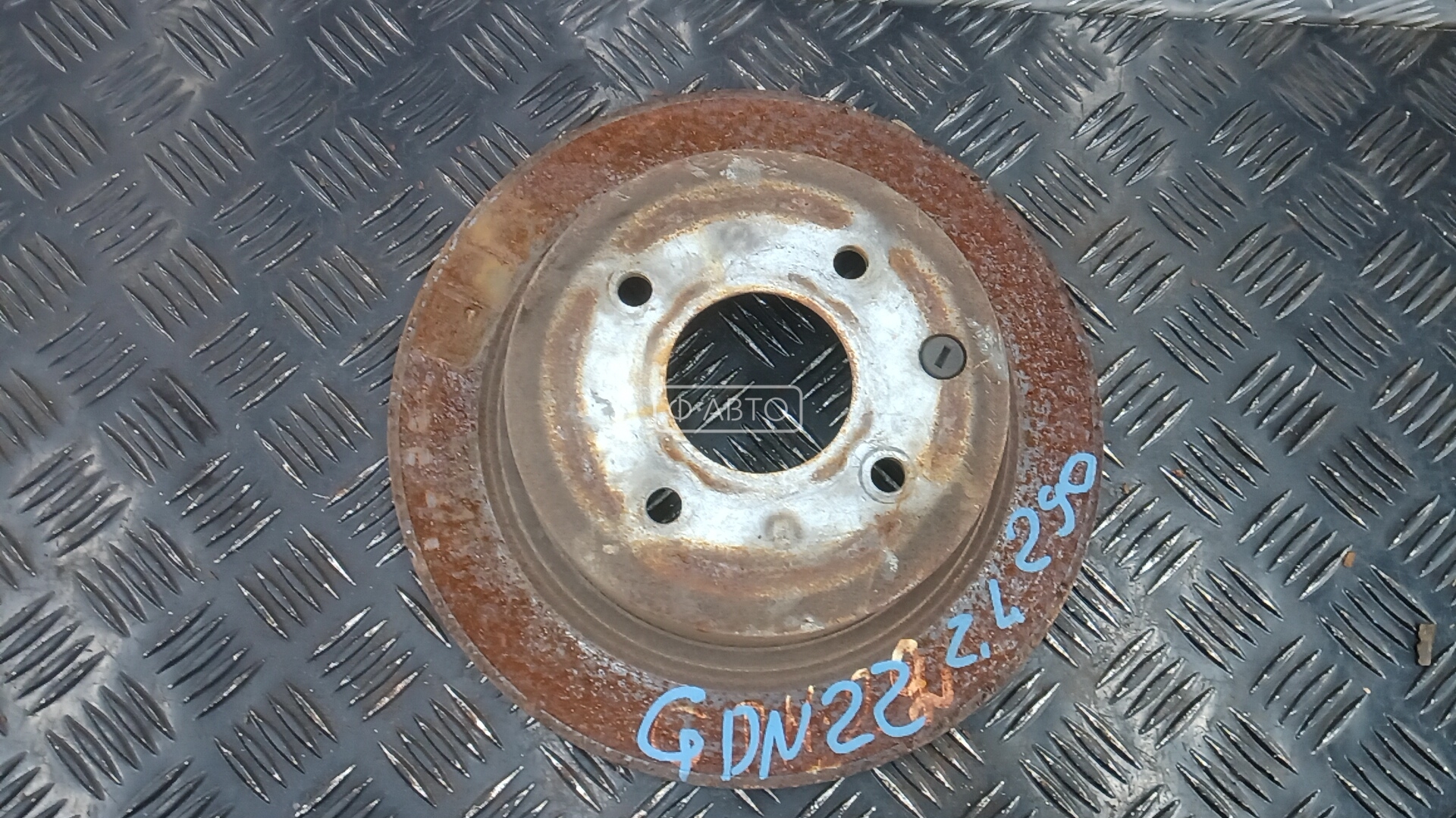 Диск тормозной задний