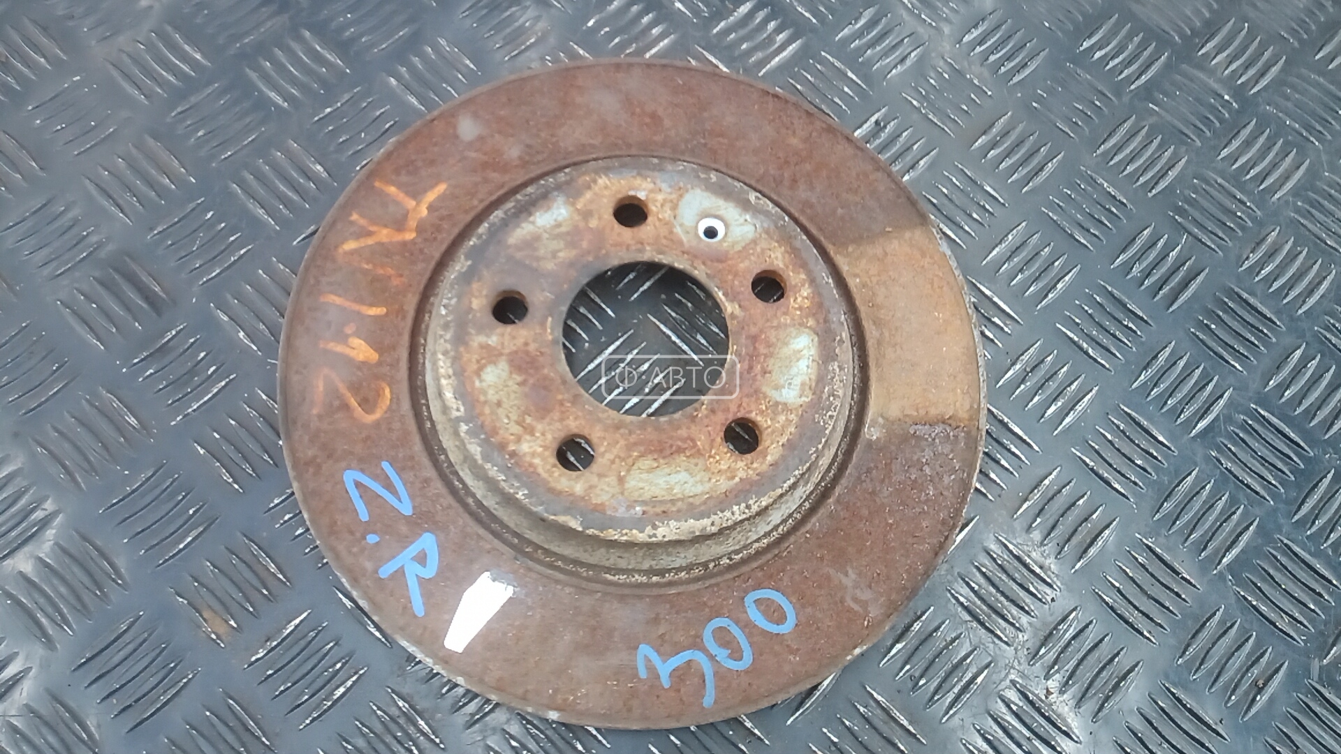 Диск тормозной задний