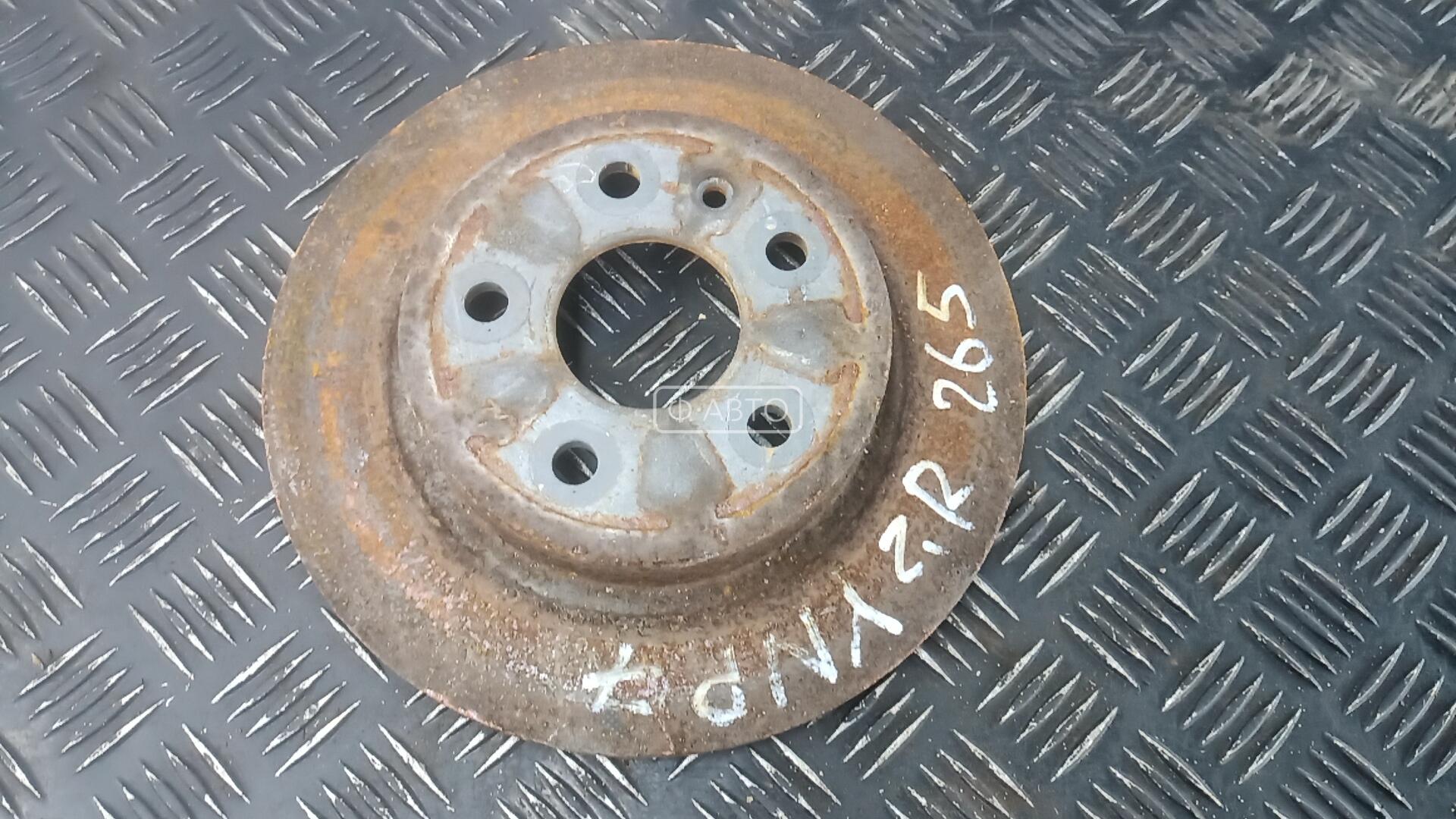 Диск тормозной задний