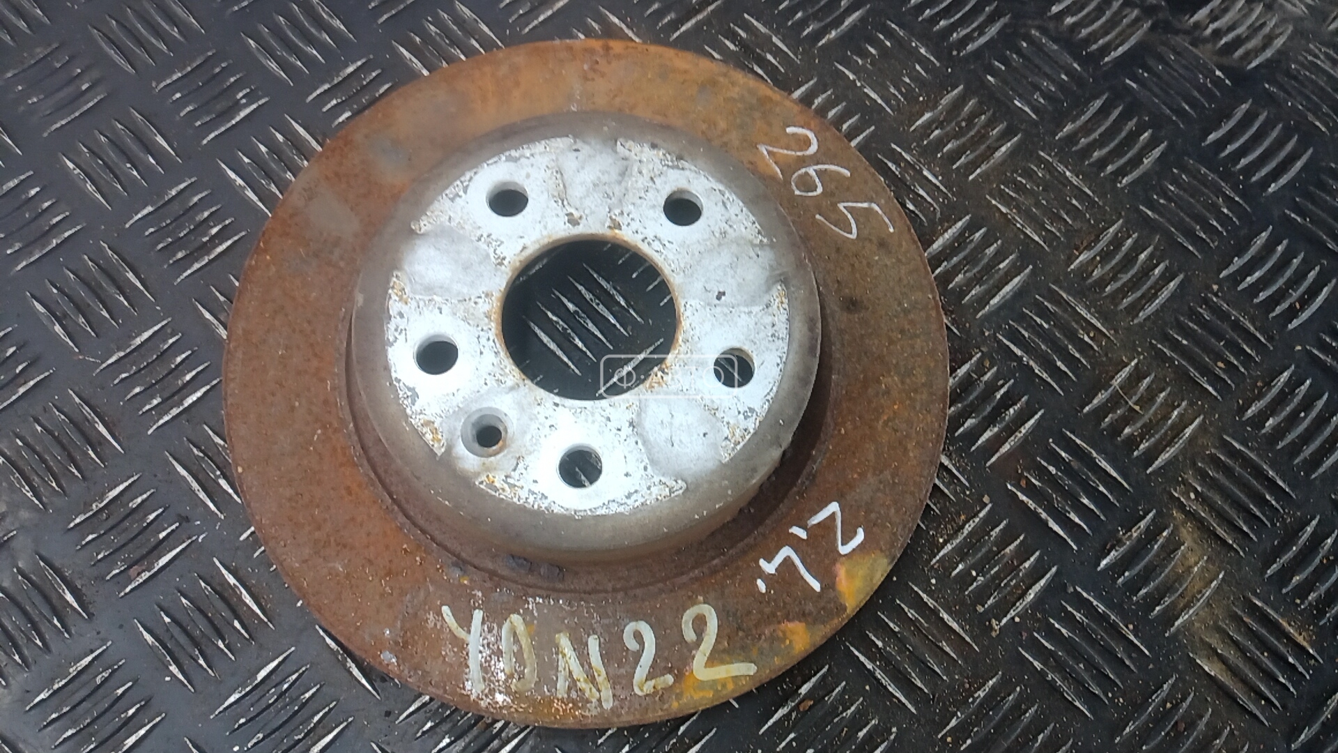 Диск тормозной задний