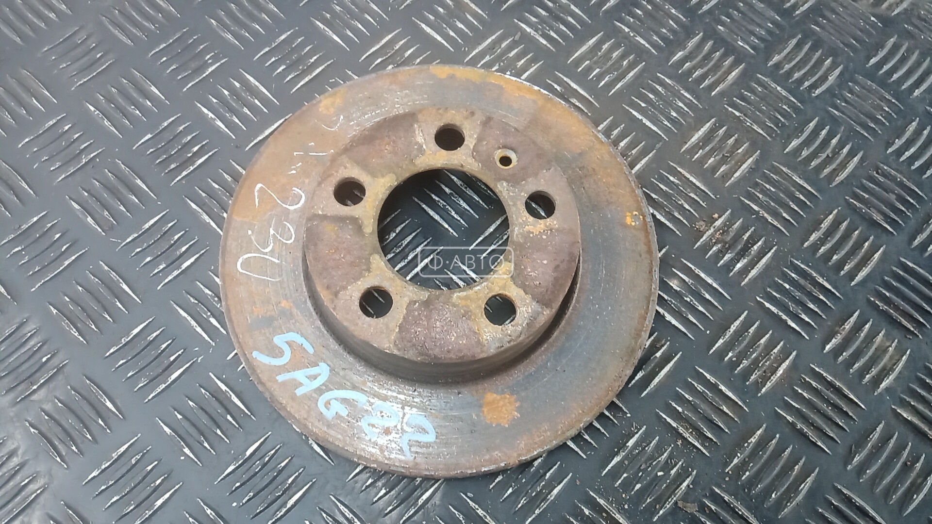 Диск тормозной задний
