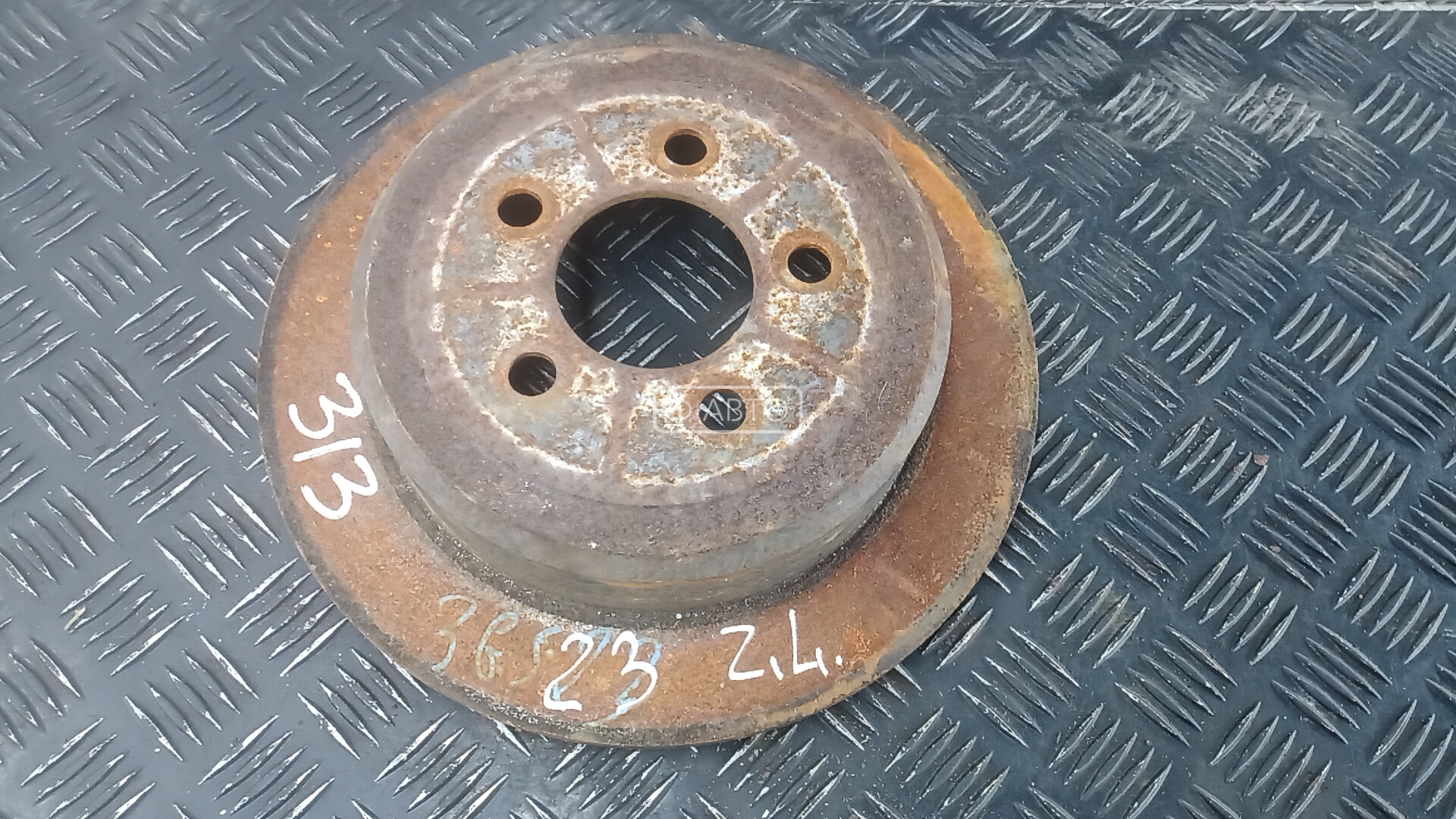 Диск тормозной задний