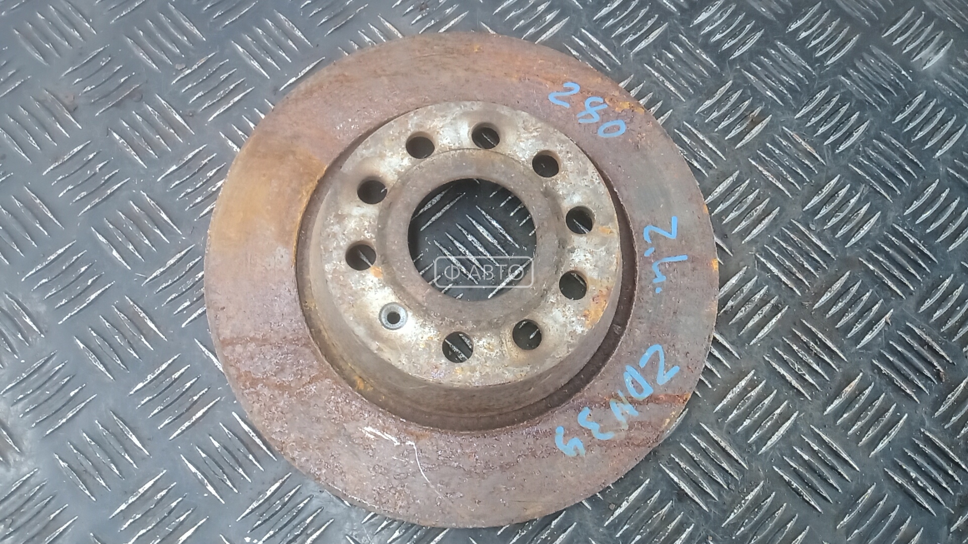 Диск тормозной задний