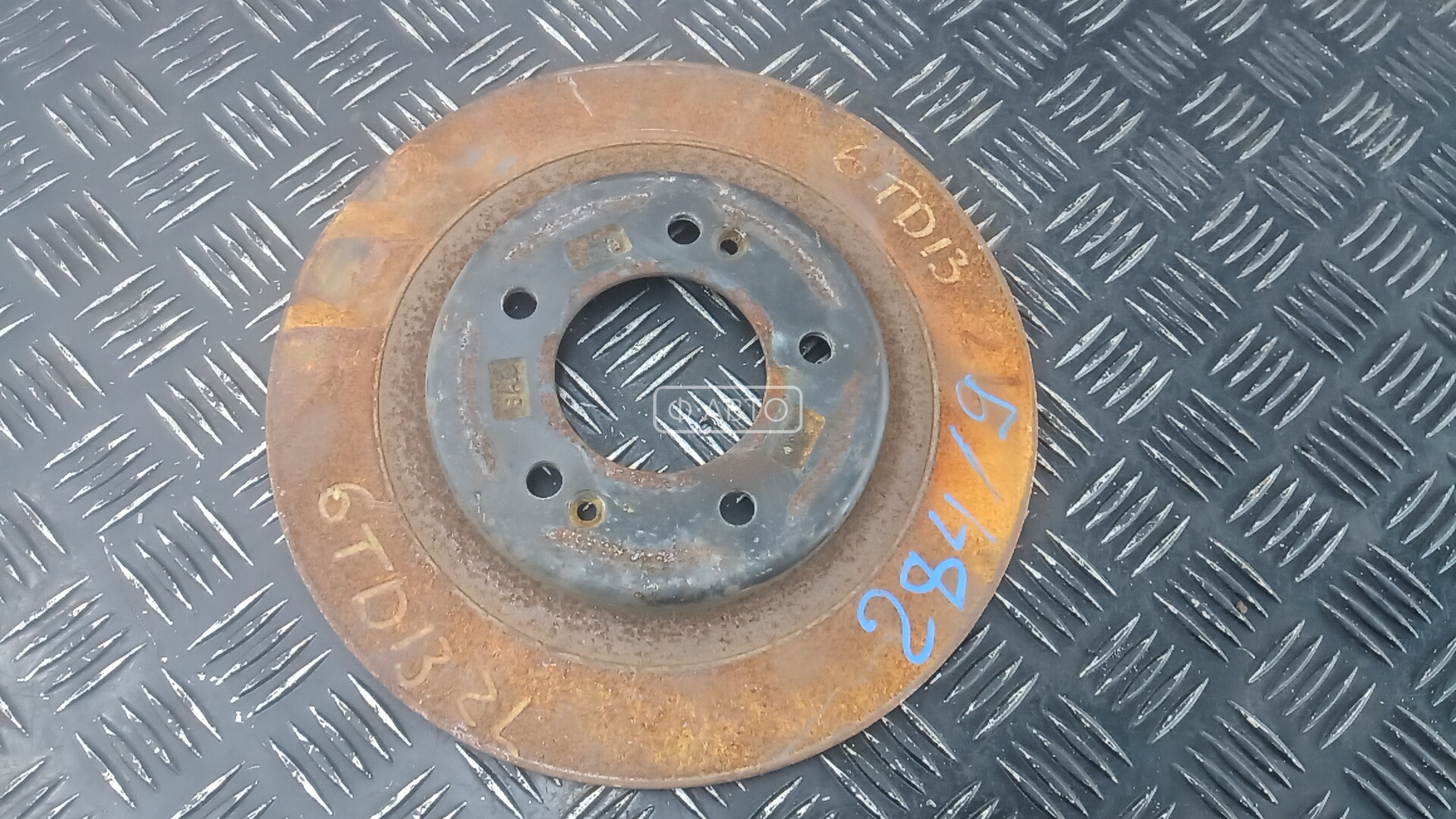 Диск тормозной задний