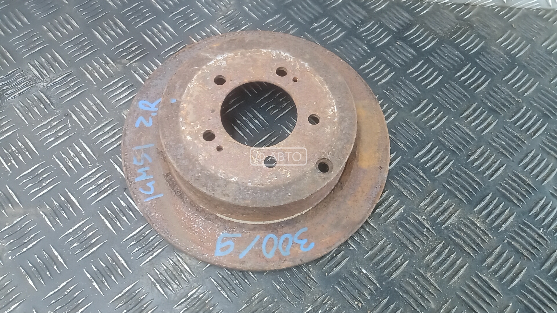 Диск тормозной задний