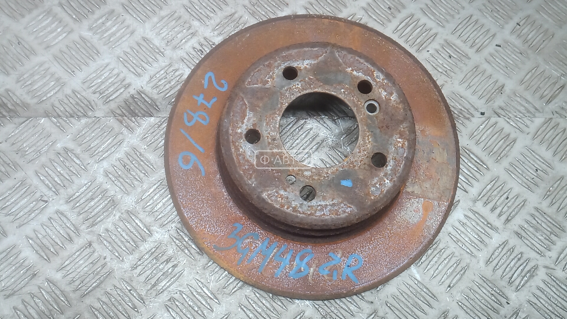 Диск тормозной задний