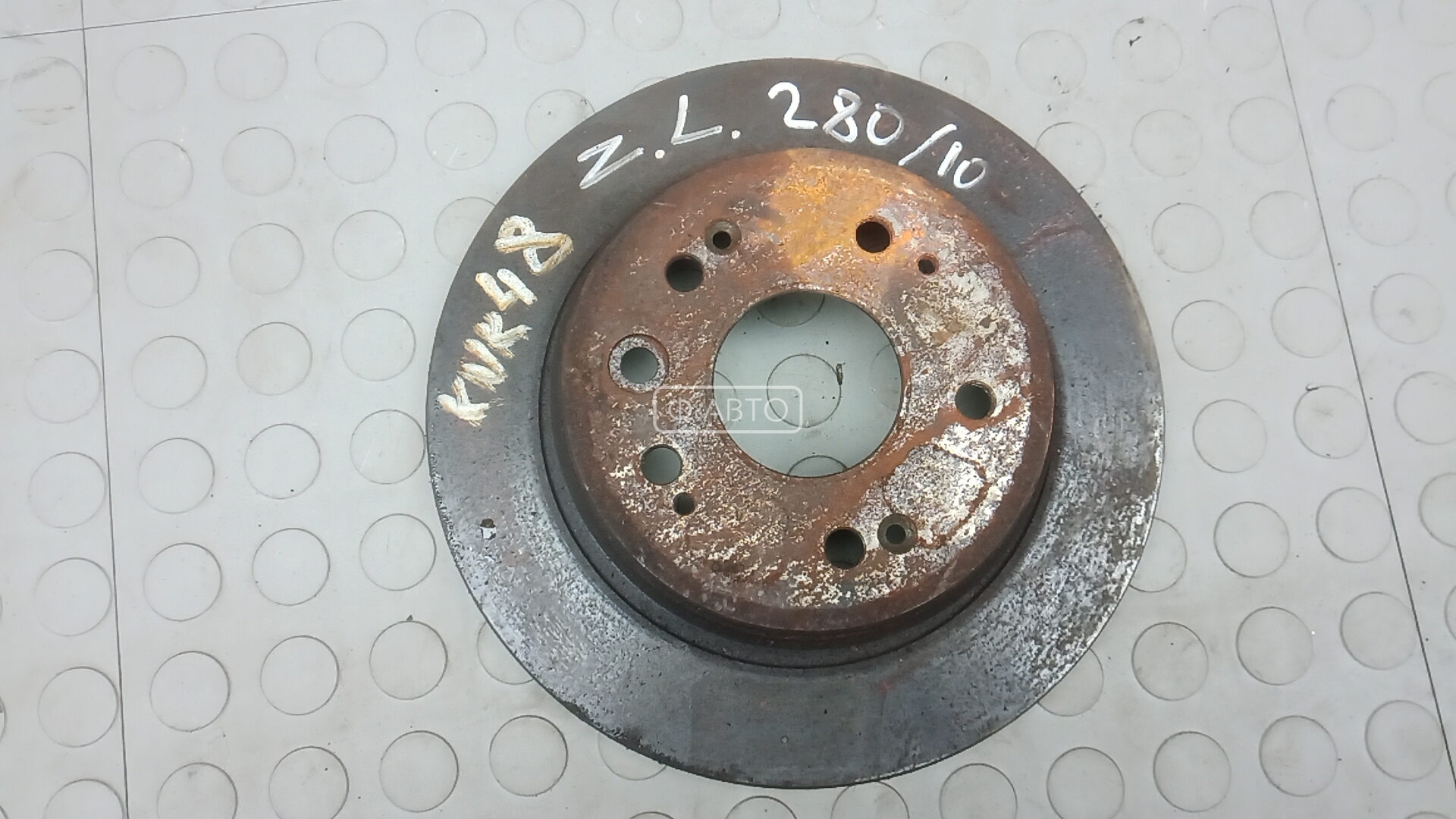 Диск тормозной задний