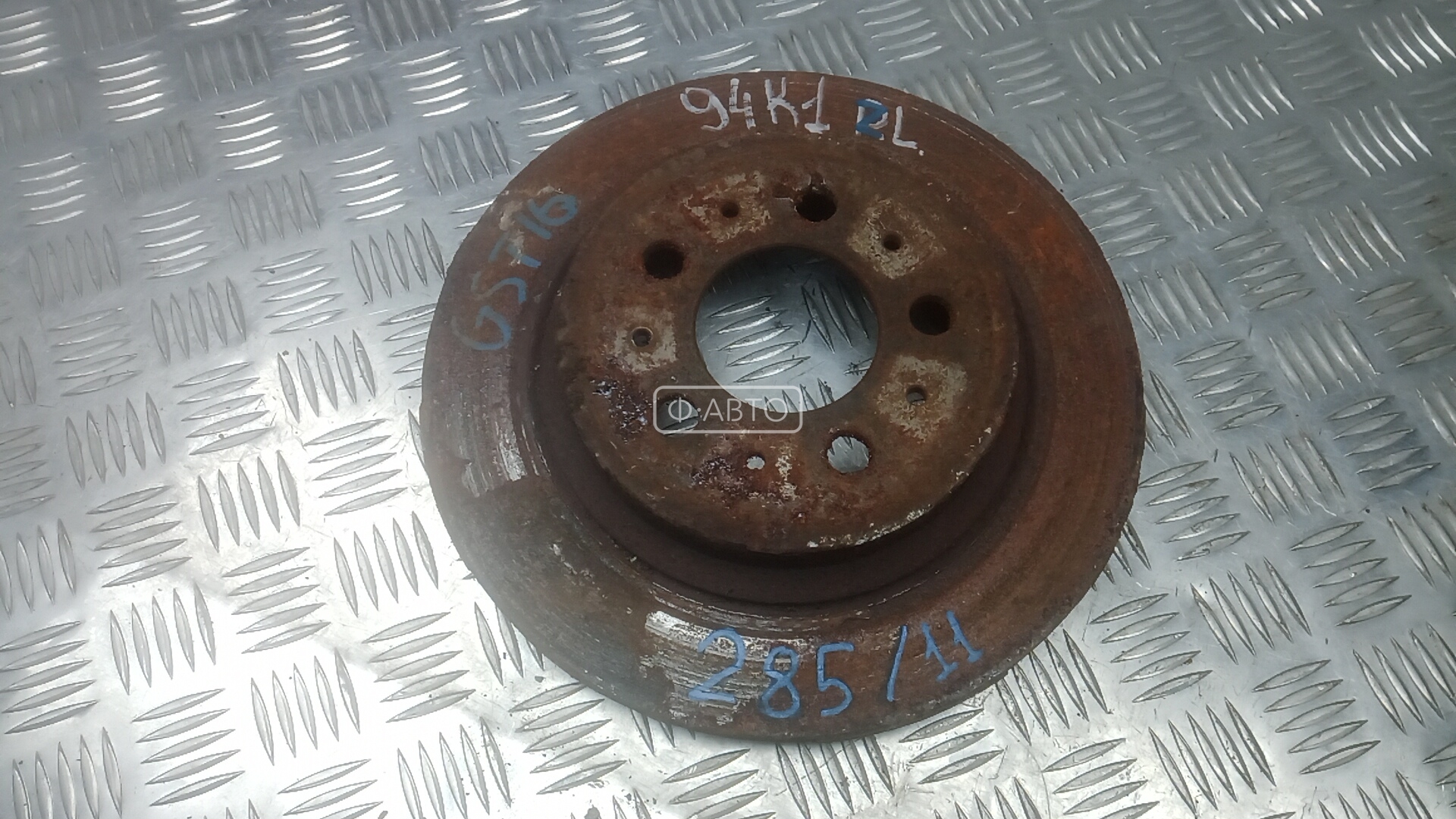 Диск тормозной задний