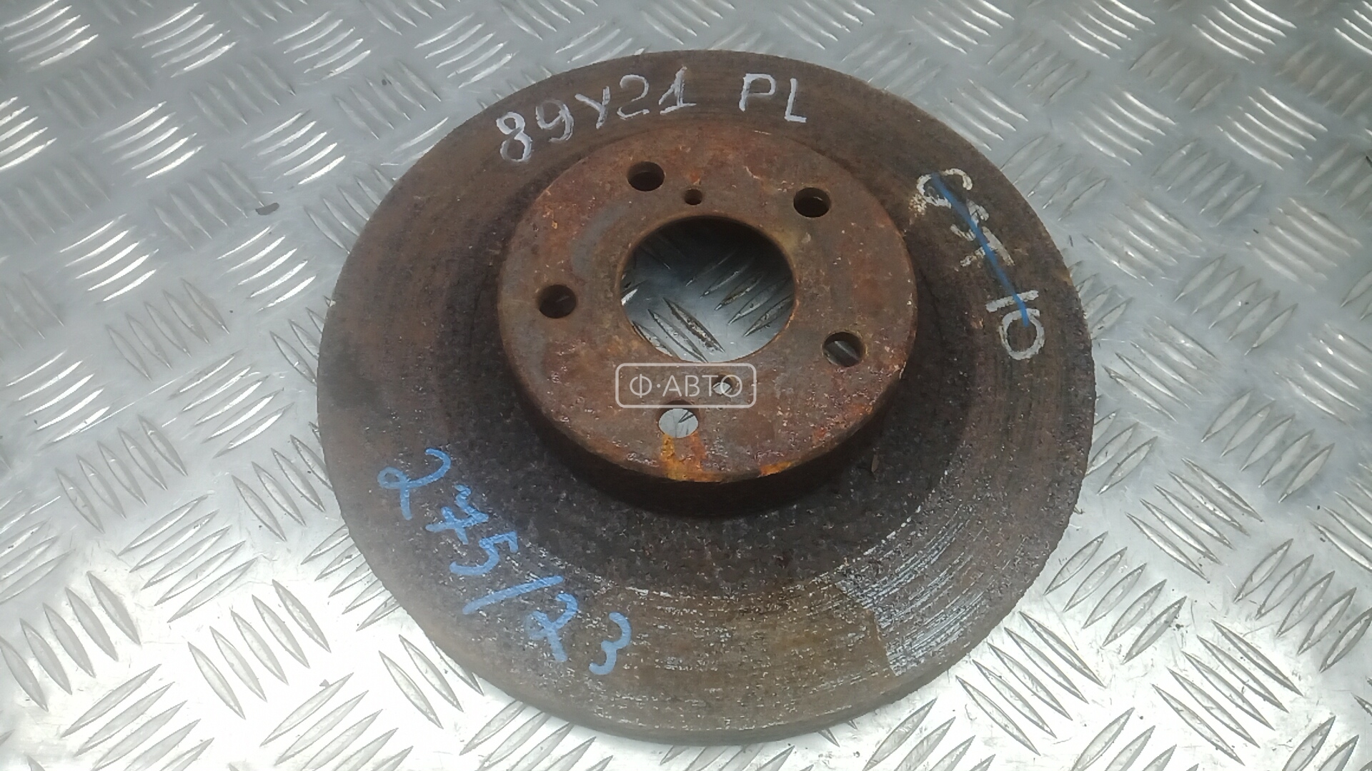 Диск тормозной передний