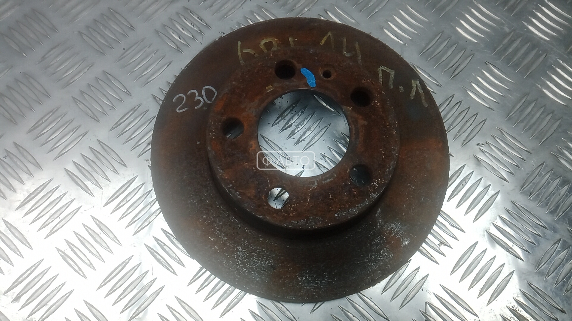 Диск тормозной задний