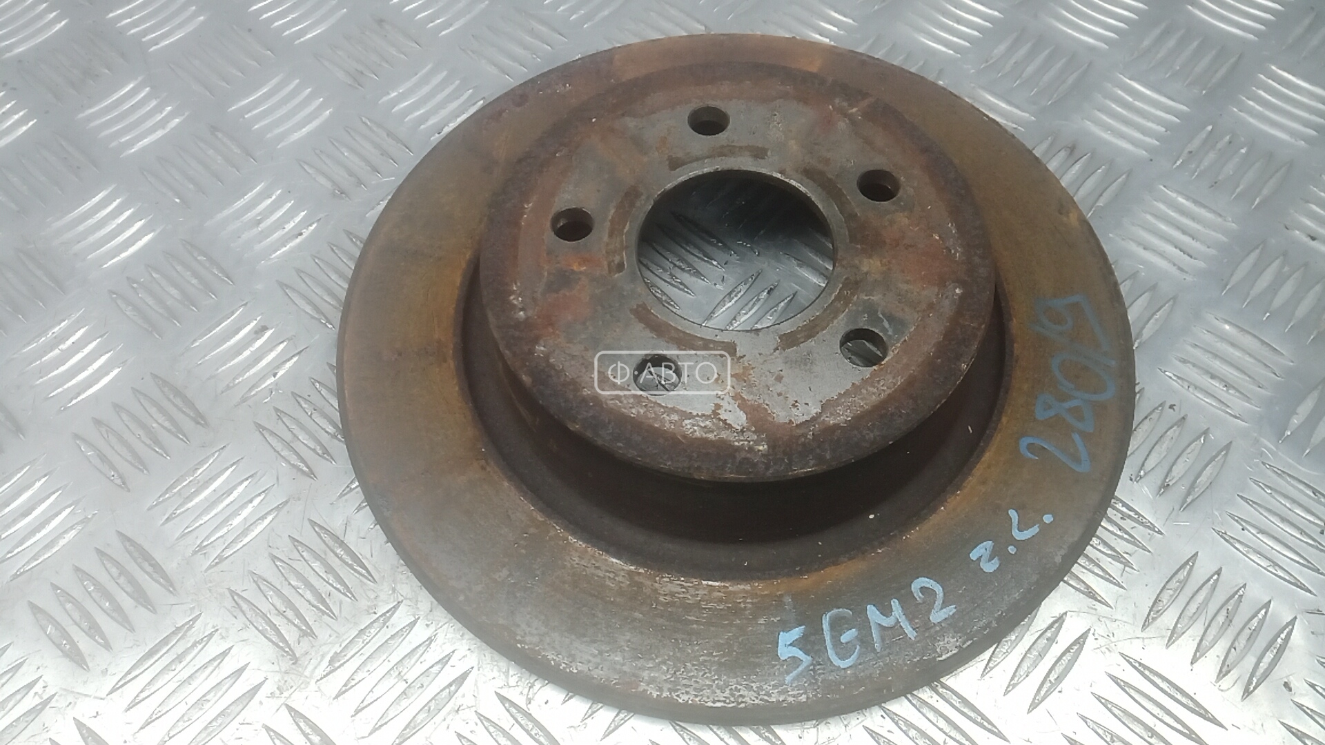 Диск тормозной задний