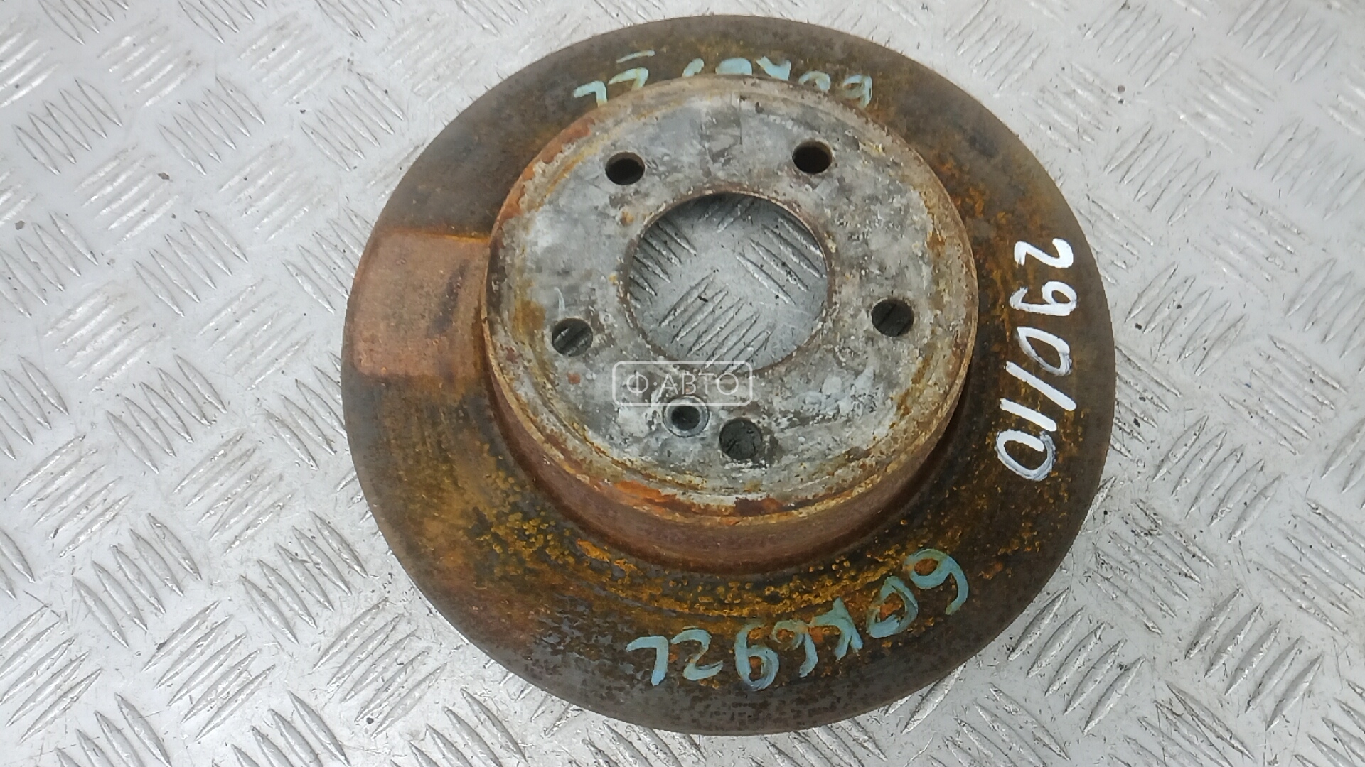 Диск тормозной задний