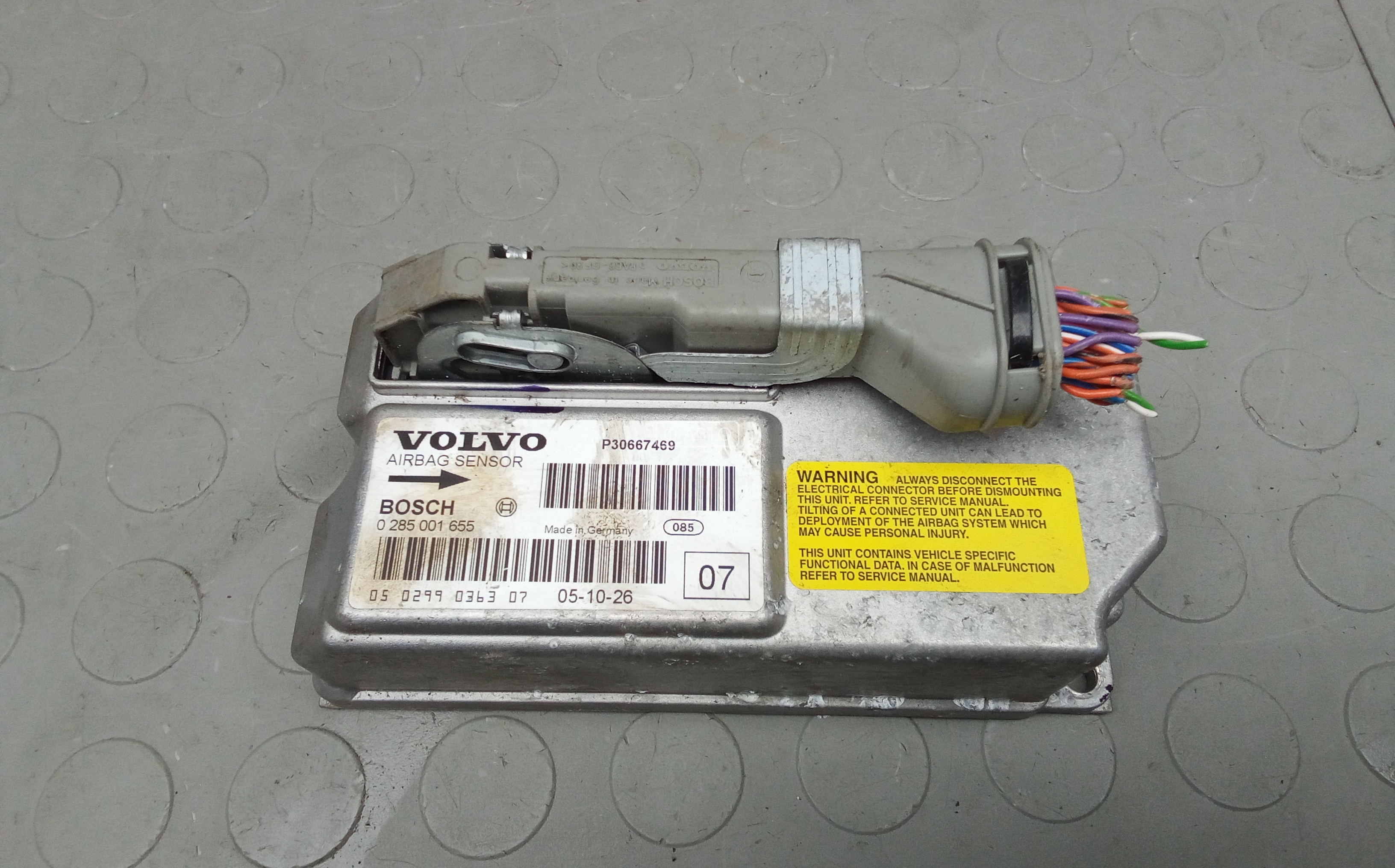 Блок управления airbag VOLVO S60