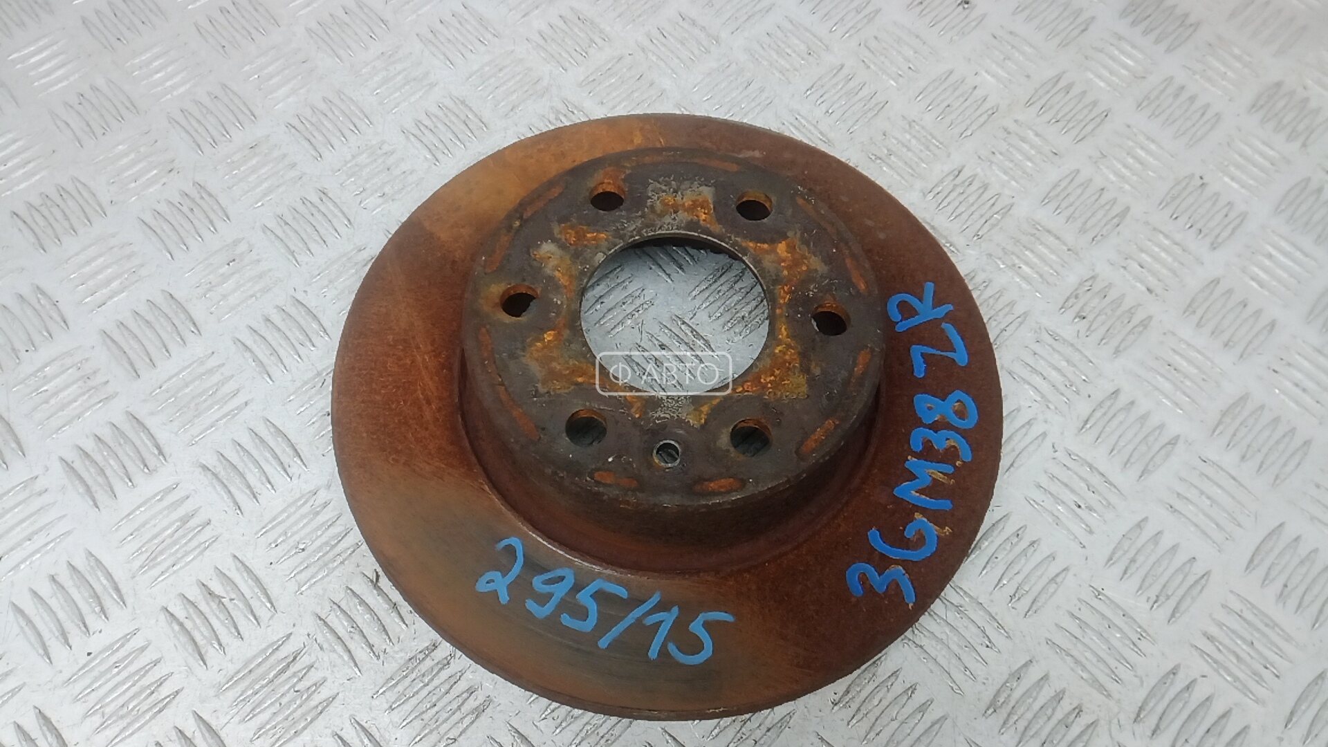 Диск тормозной задний