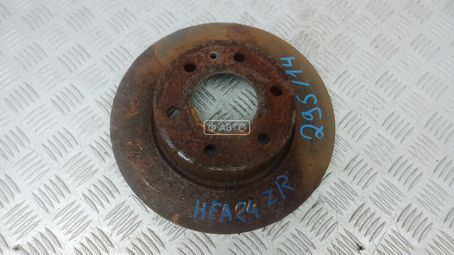 Диск тормозной задний