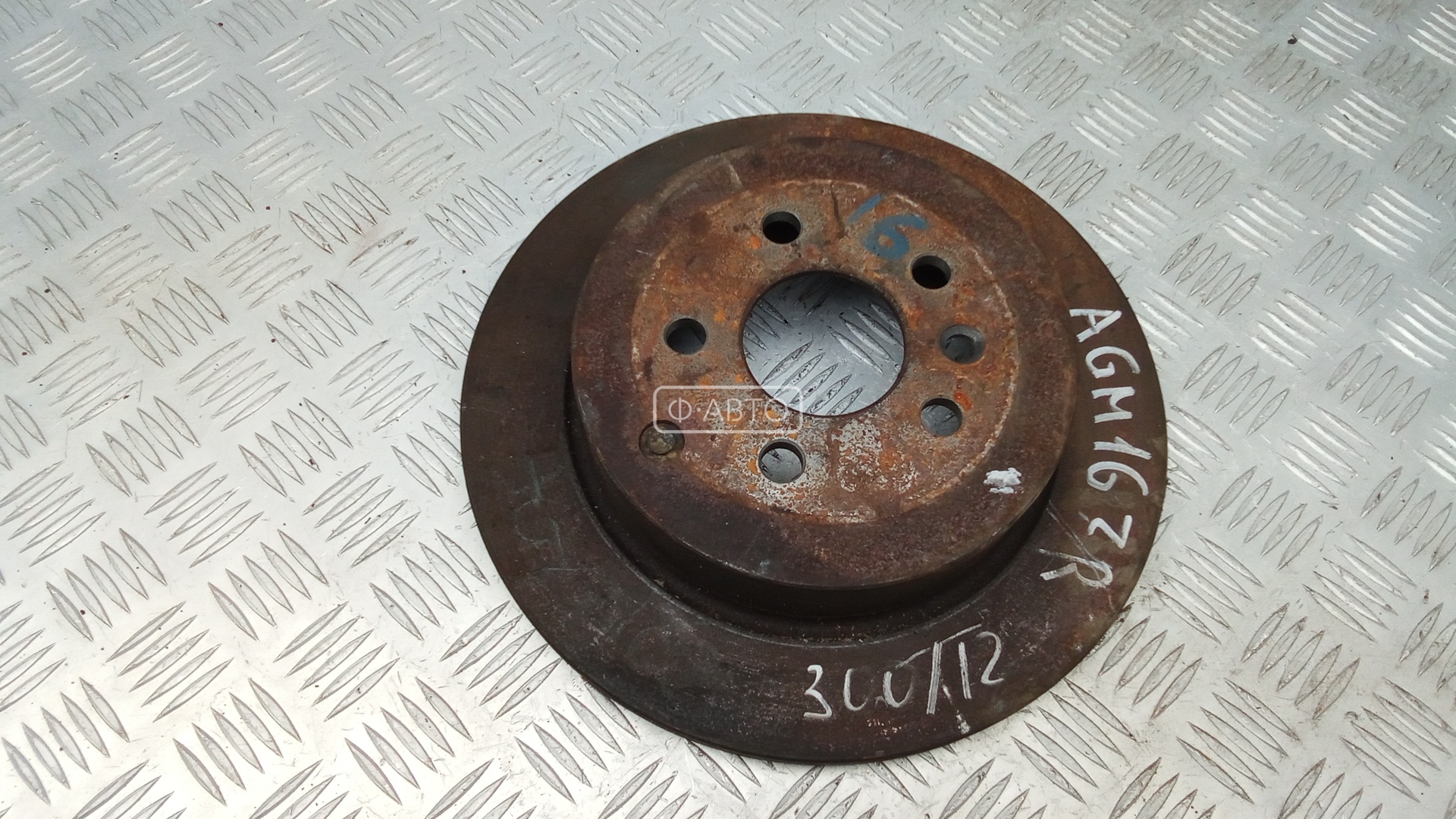 Диск тормозной задний