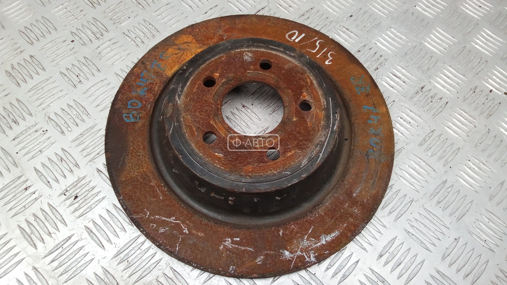 Диск тормозной задний