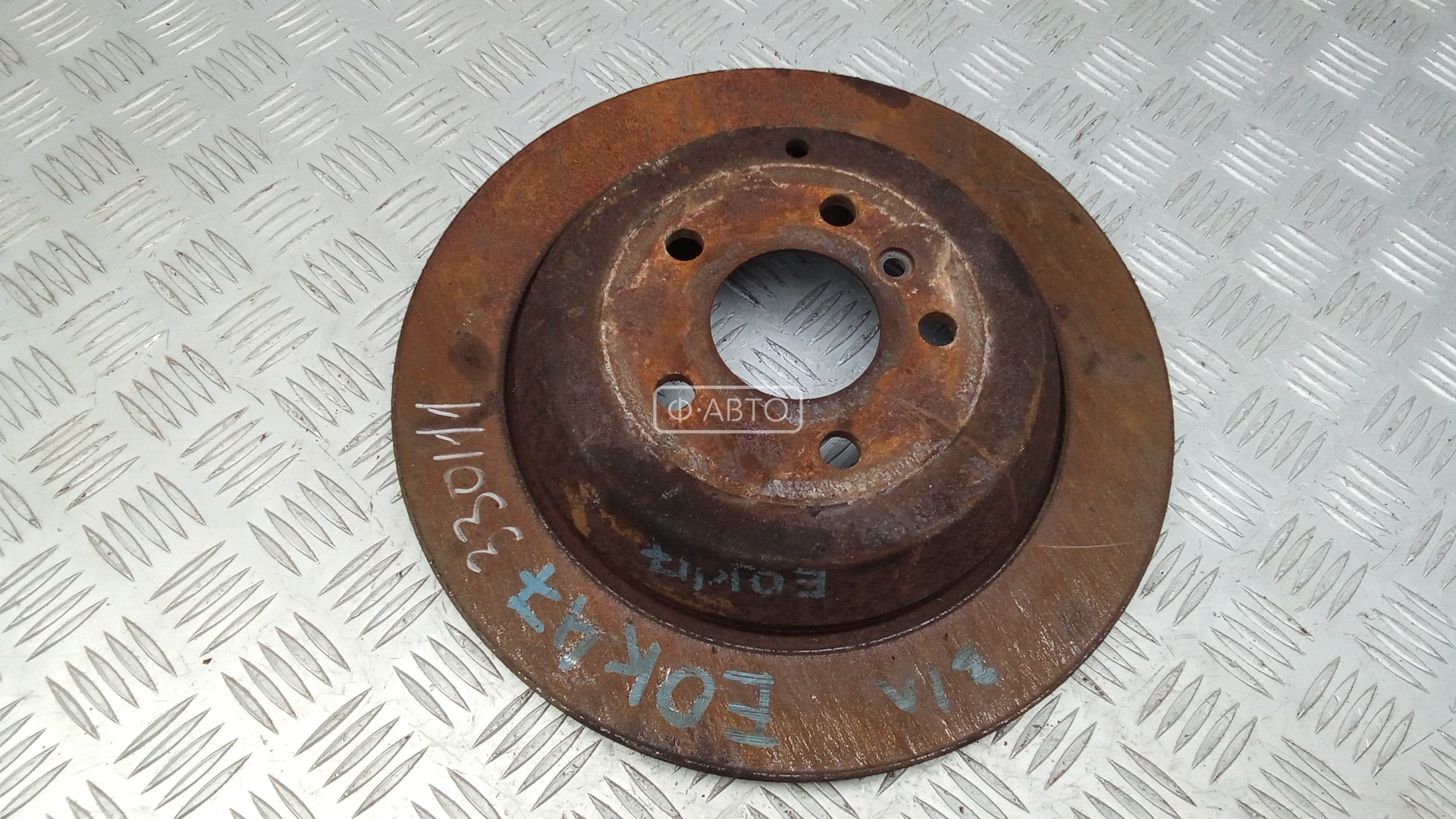 Диск тормозной задний