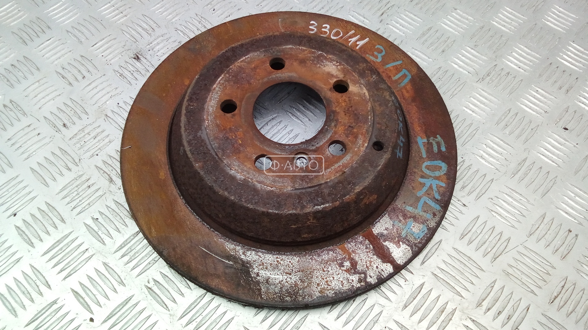 Диск тормозной задний