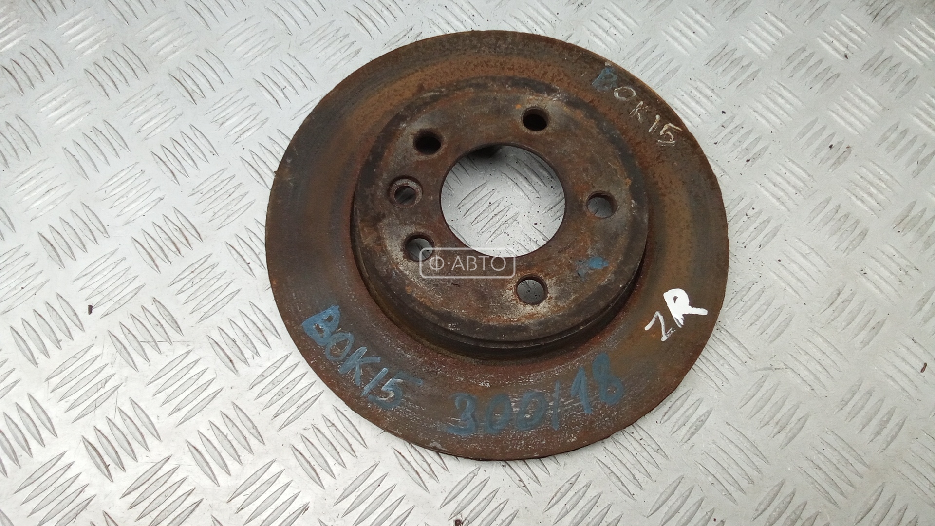 Диск тормозной задний