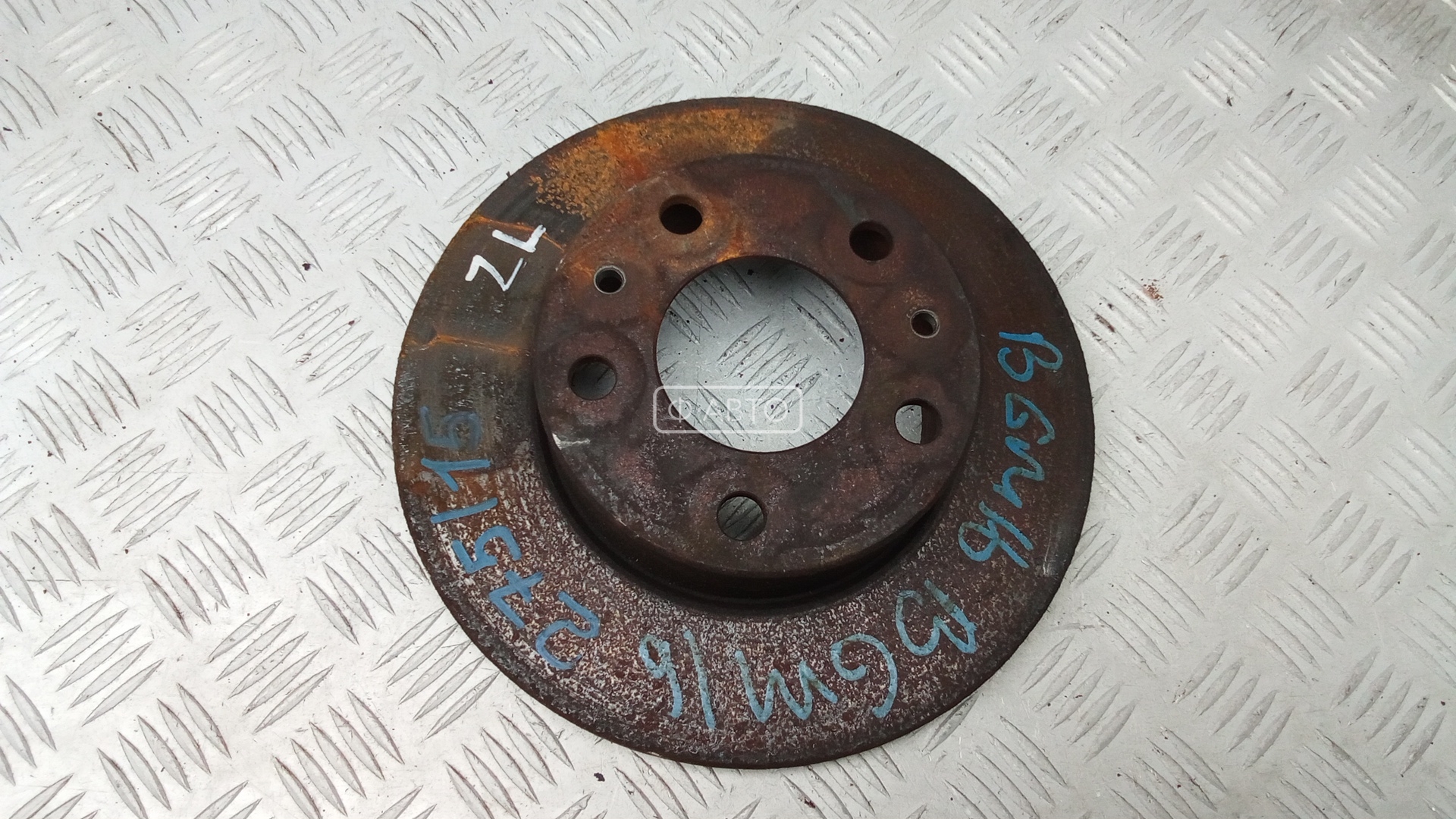 Диск тормозной задний