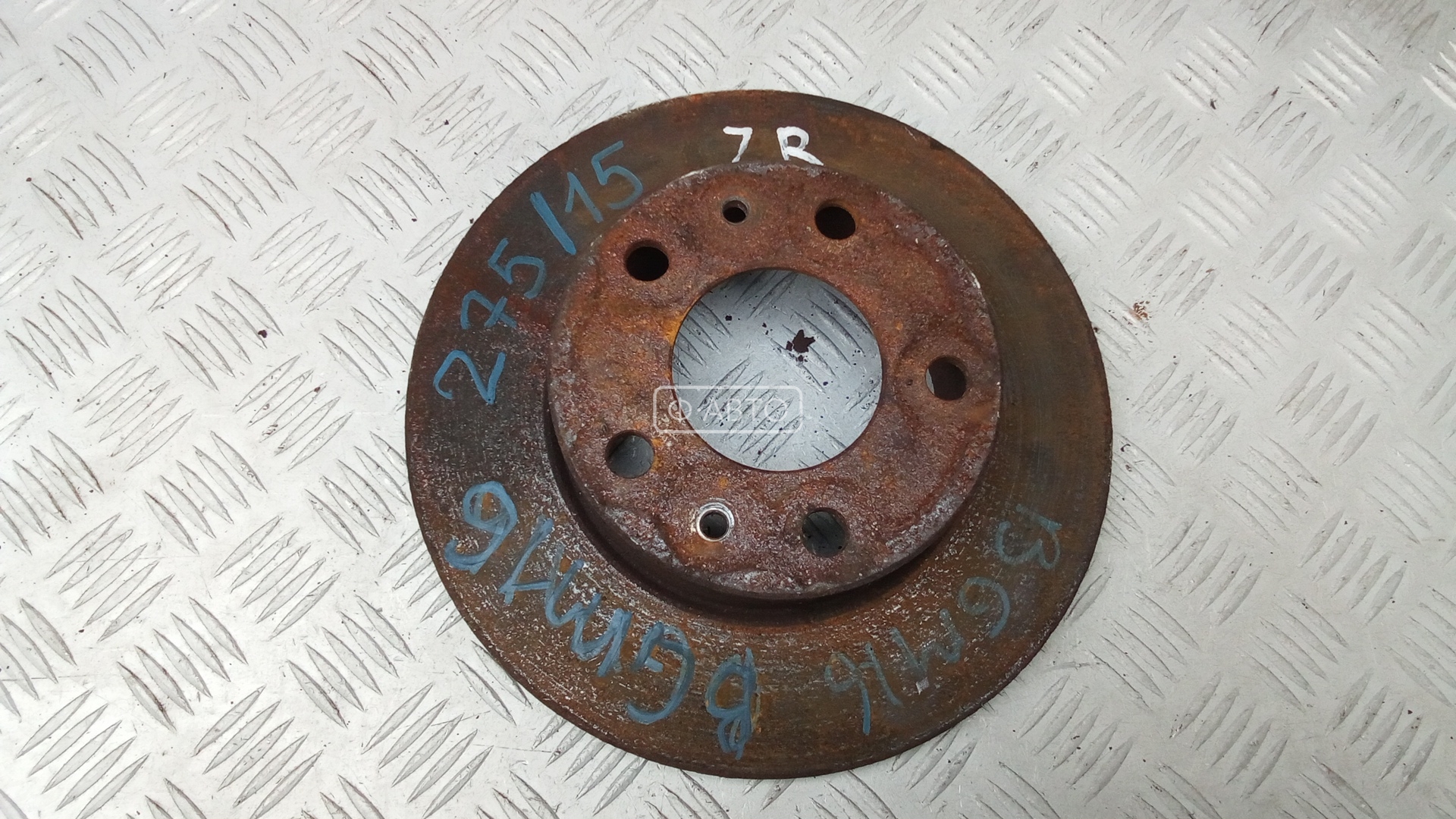 Диск тормозной задний