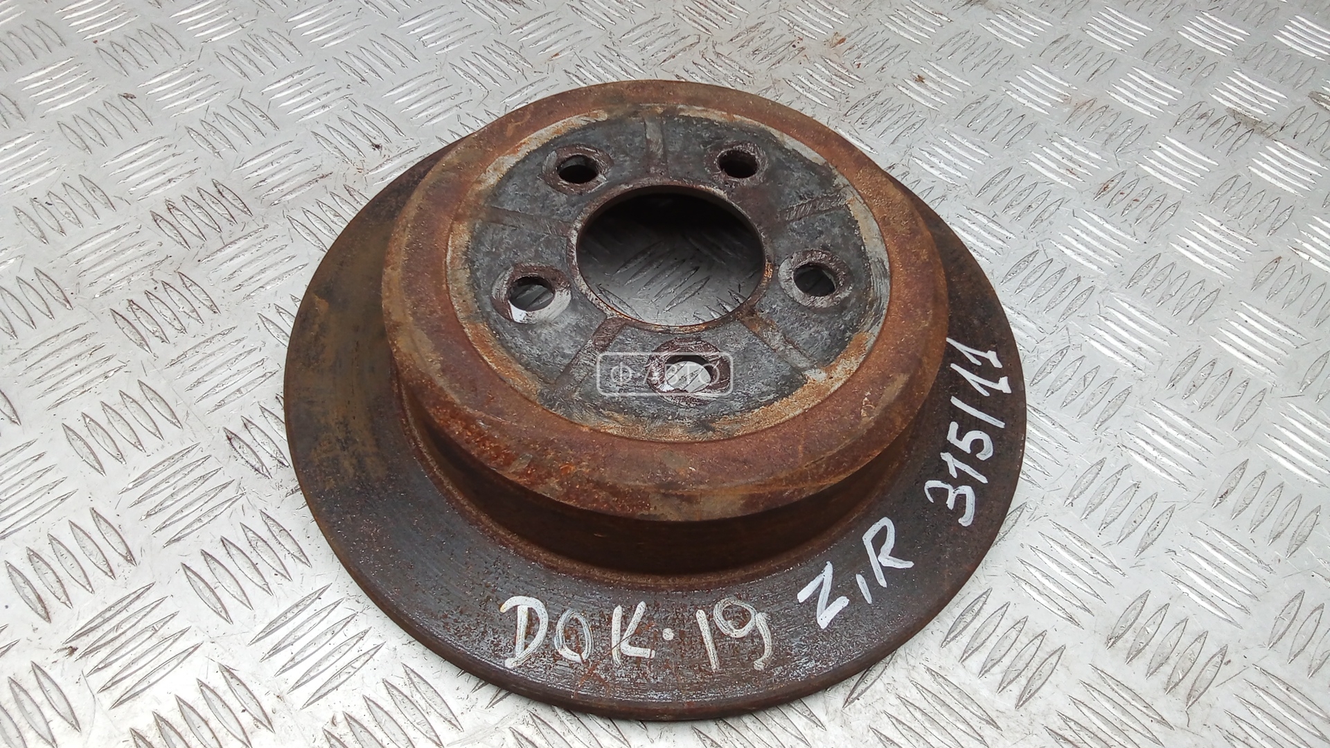 Диск тормозной задний