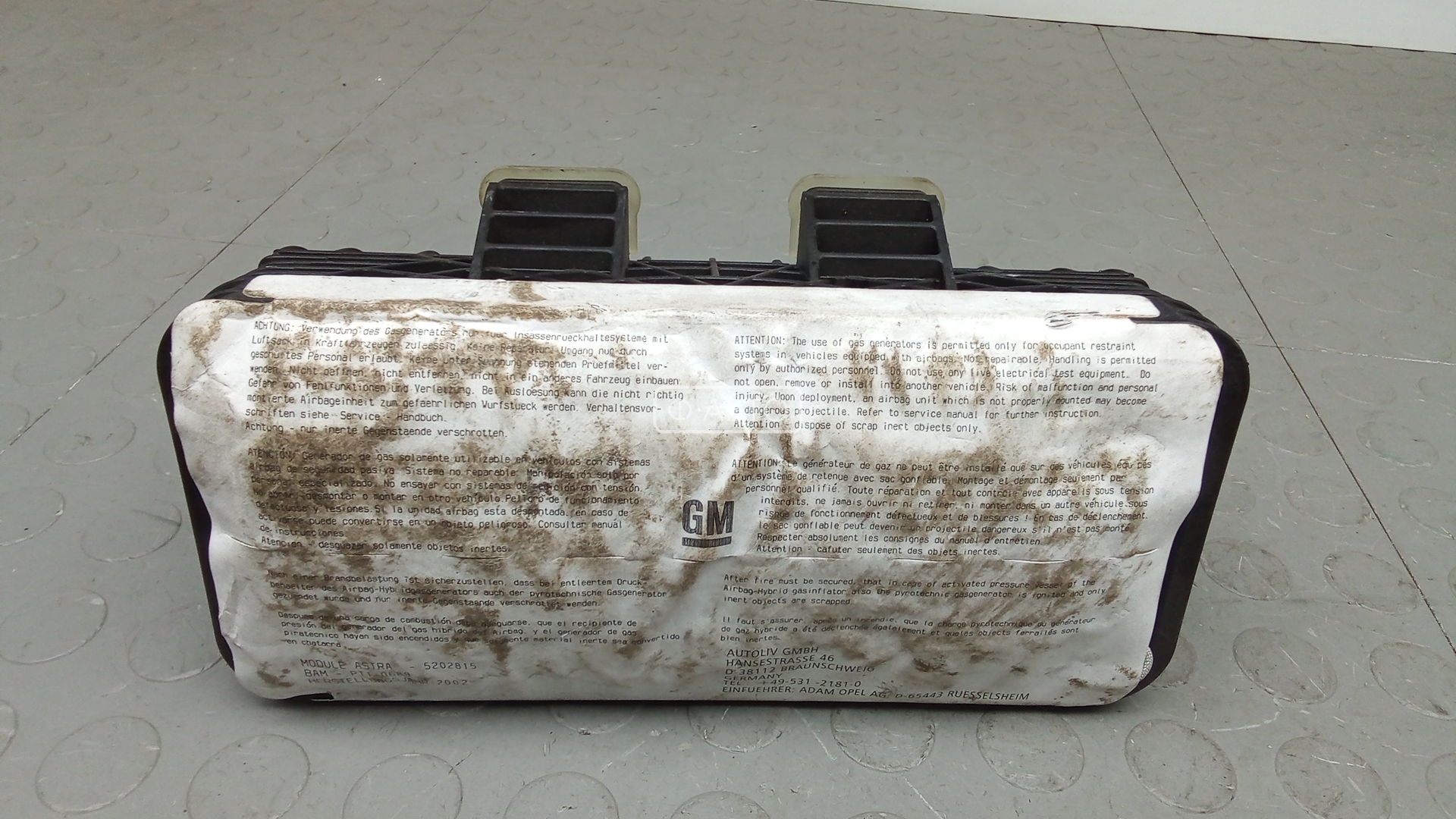 Подушка безопасности пассажира