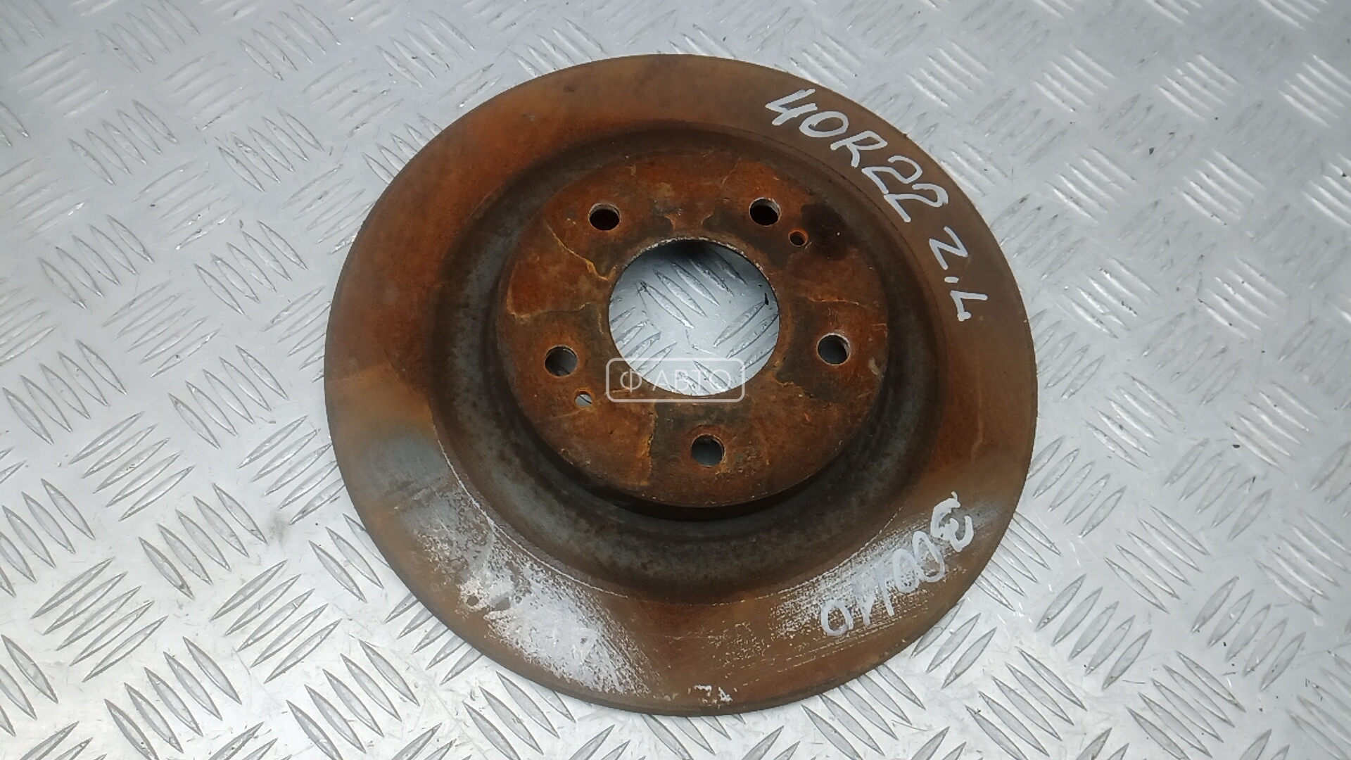 Диск тормозной задний