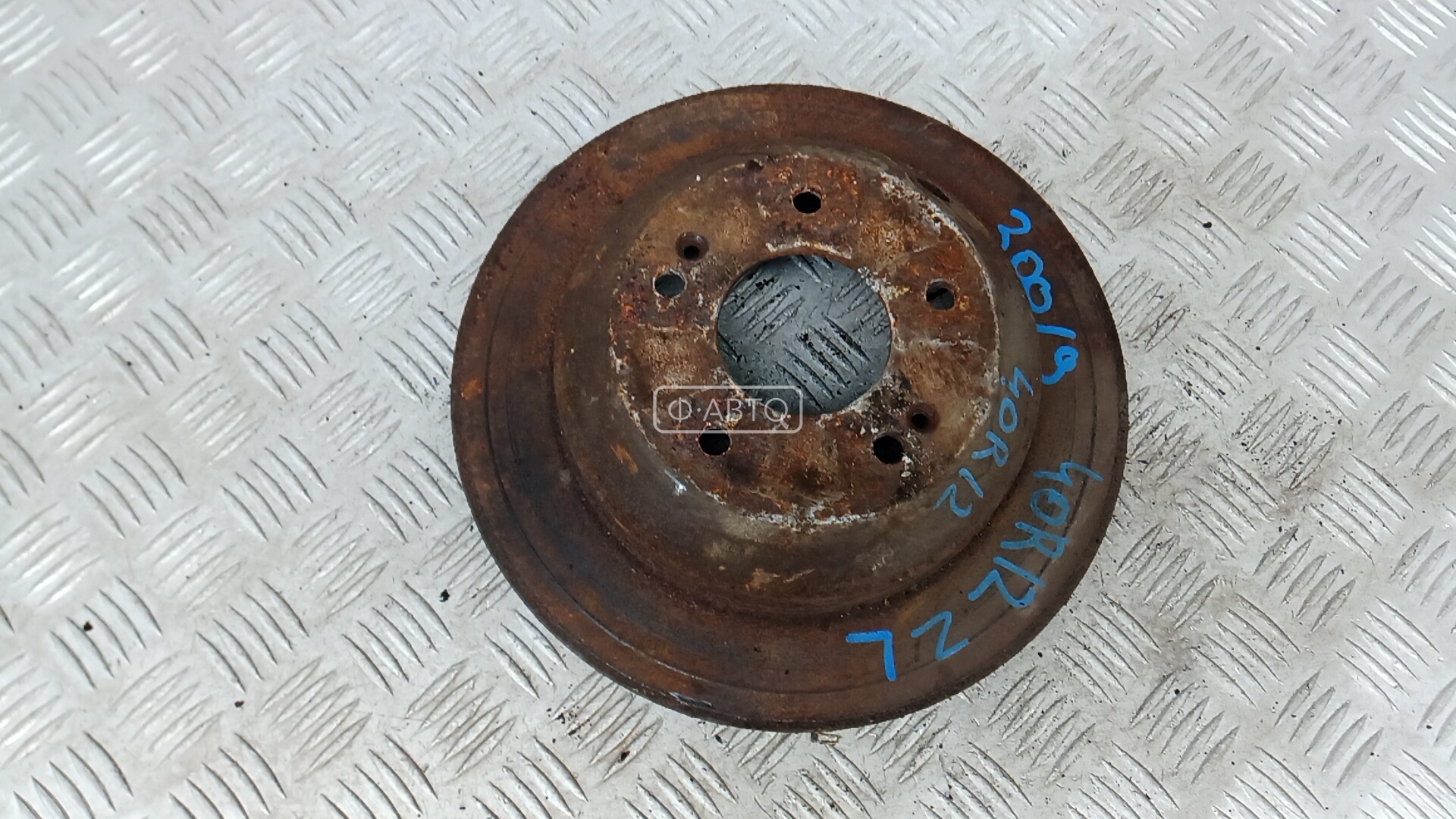 Диск тормозной задний