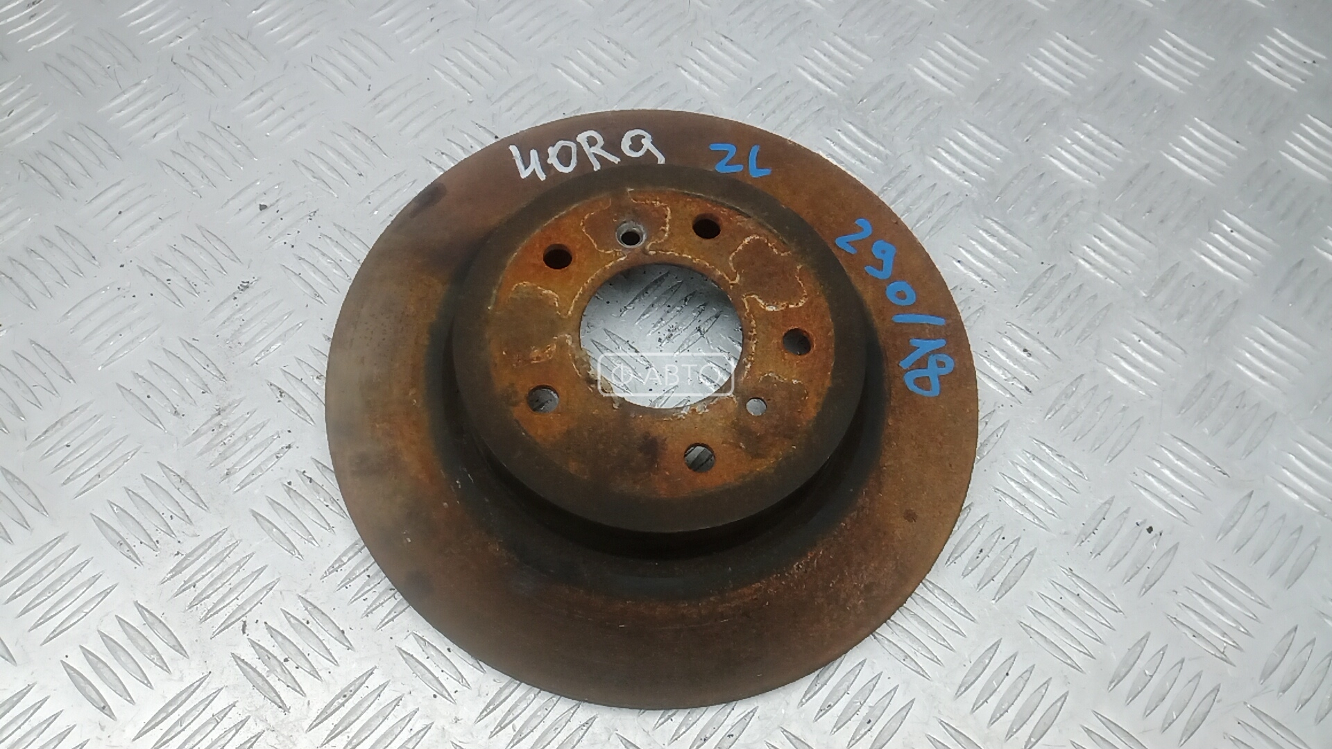 Диск тормозной задний