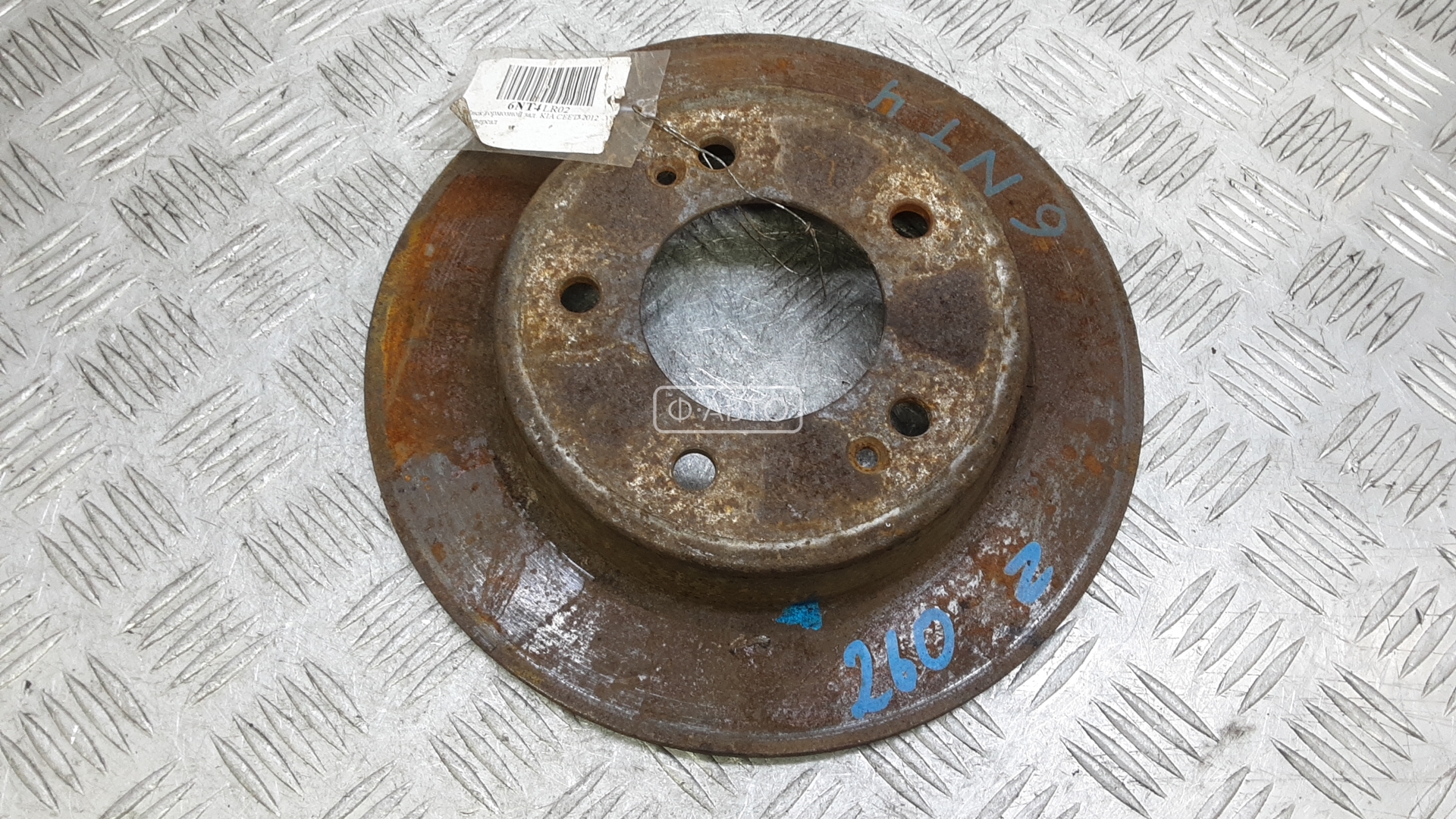 Диск тормозной задний