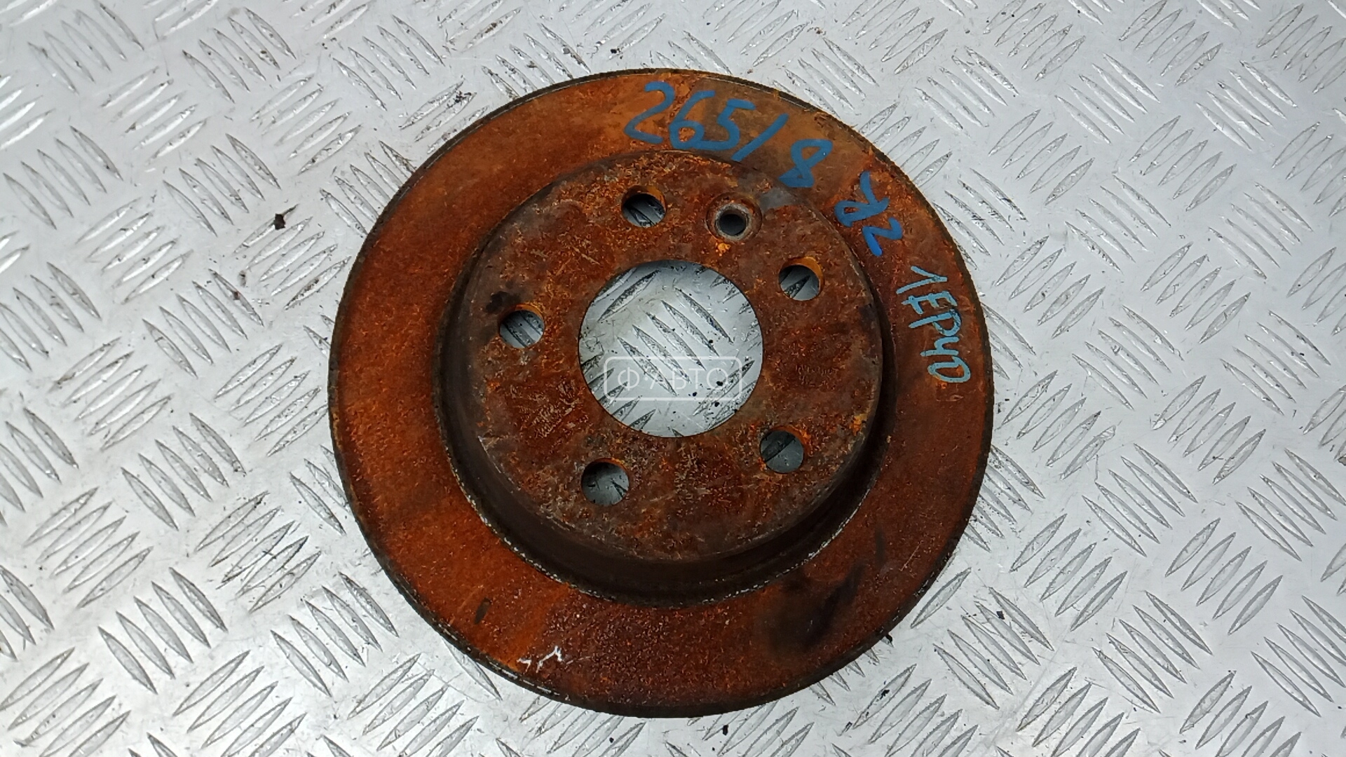 Диск тормозной задний