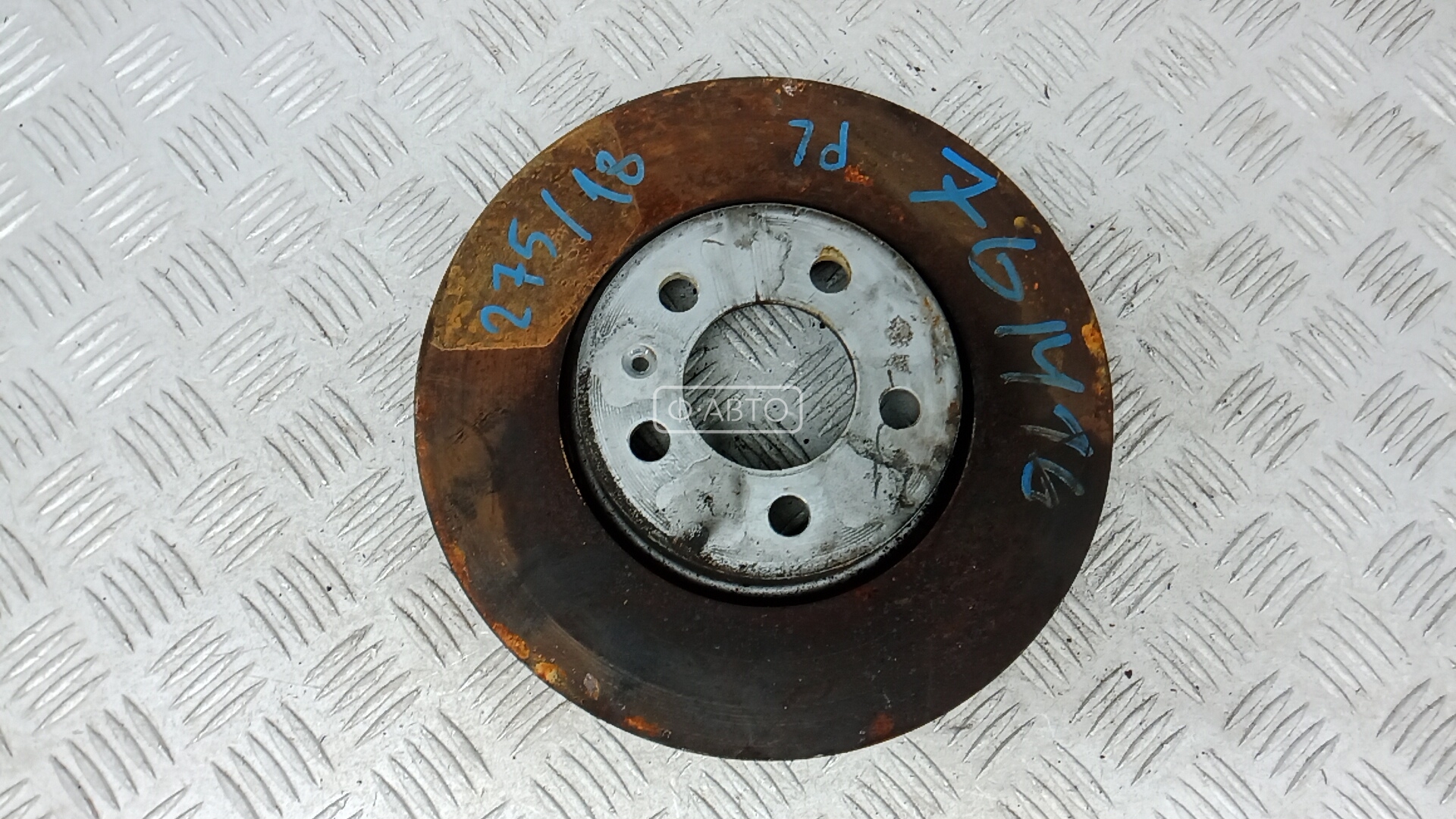 Диск тормозной передний