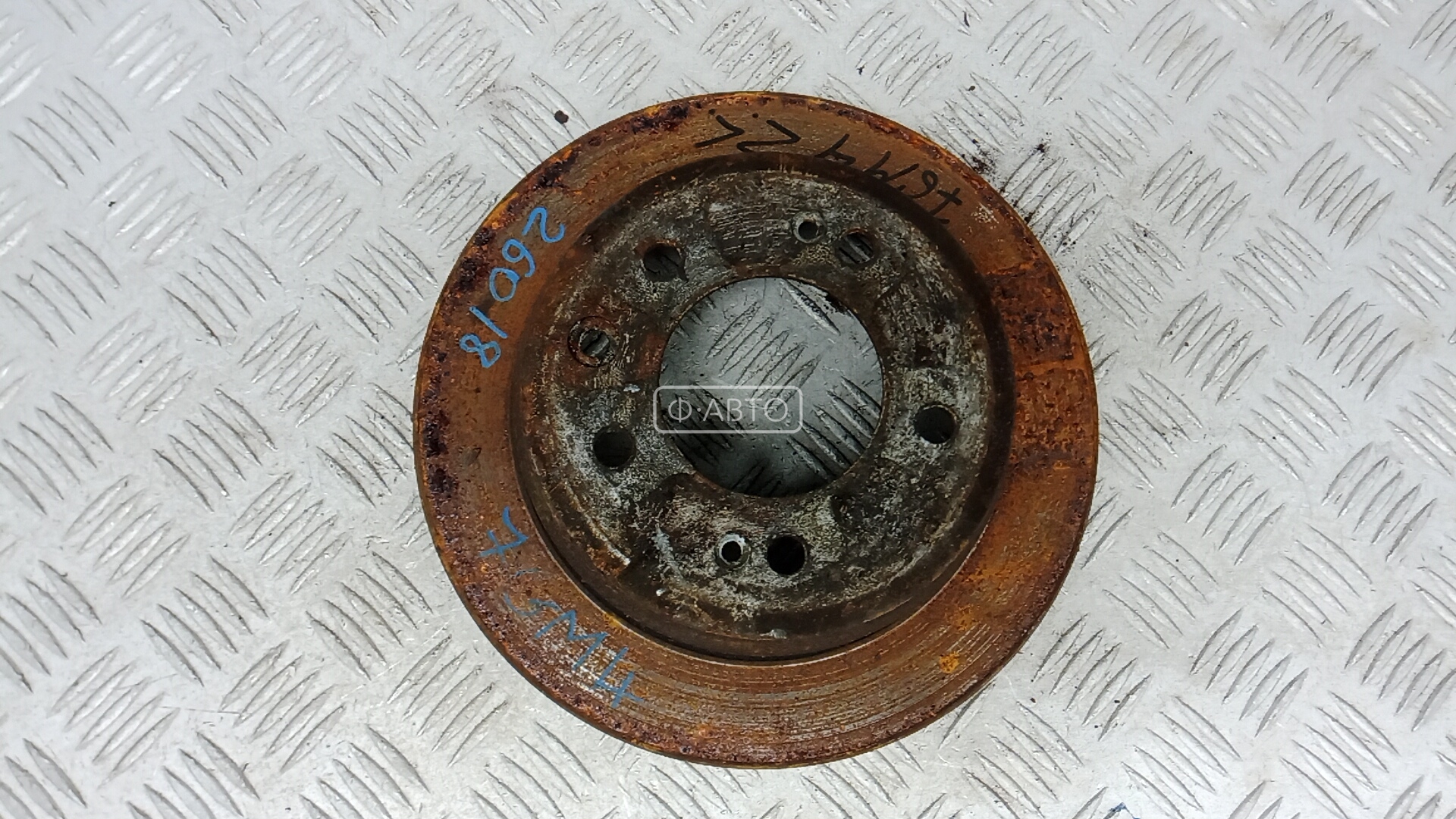 Диск тормозной задний